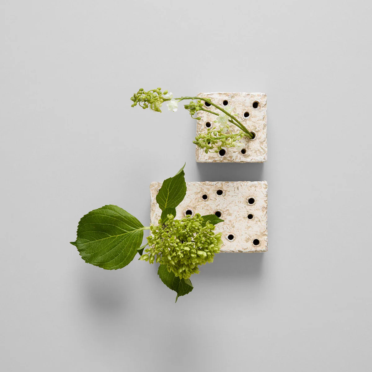 Ceramic Frog Block, White Patina - Image 2