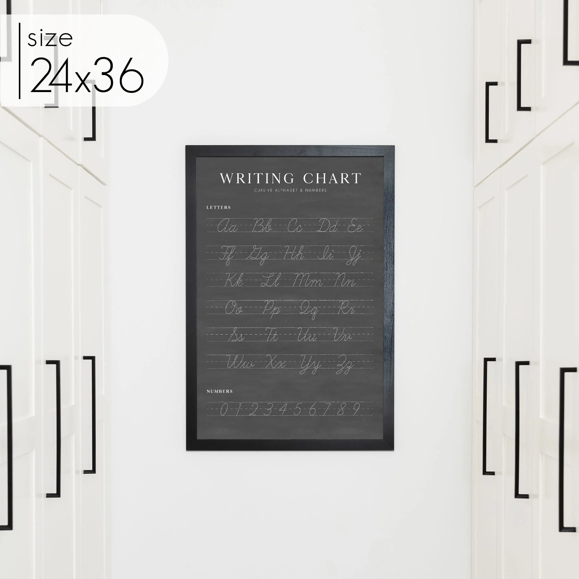 Chalkboard Cursive Writing Chart - Image 7
