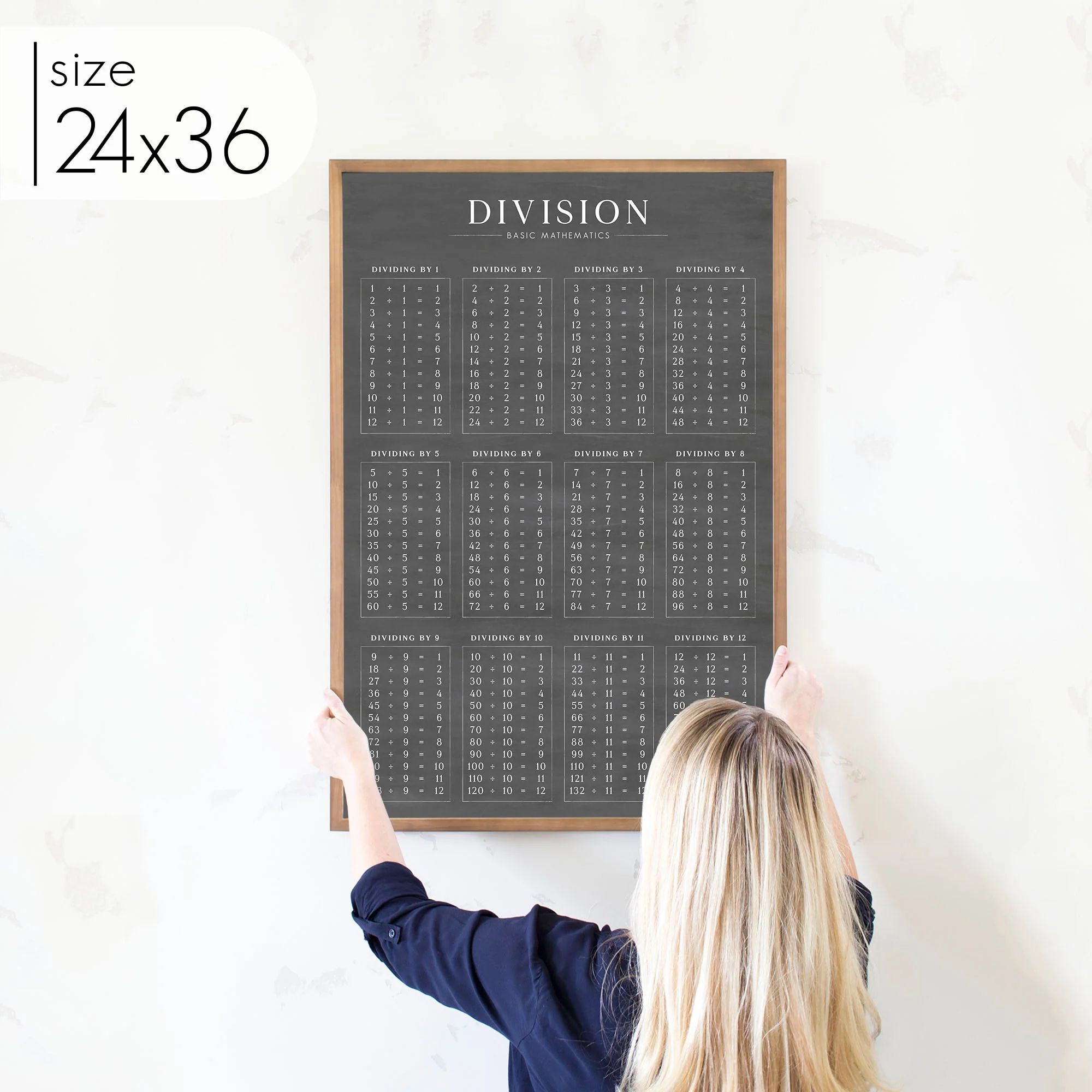 Chalkboard Division Chart - Image 4