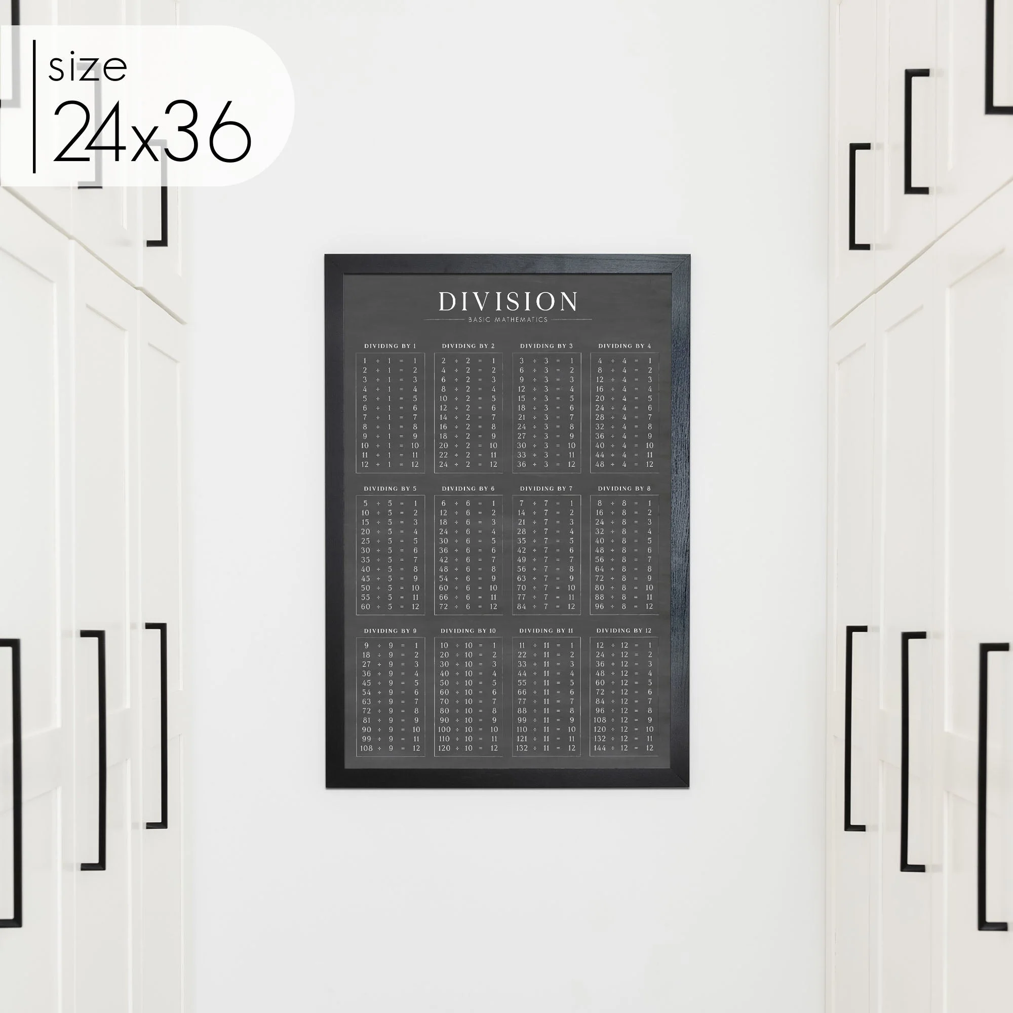 Chalkboard Division Chart - Image 5