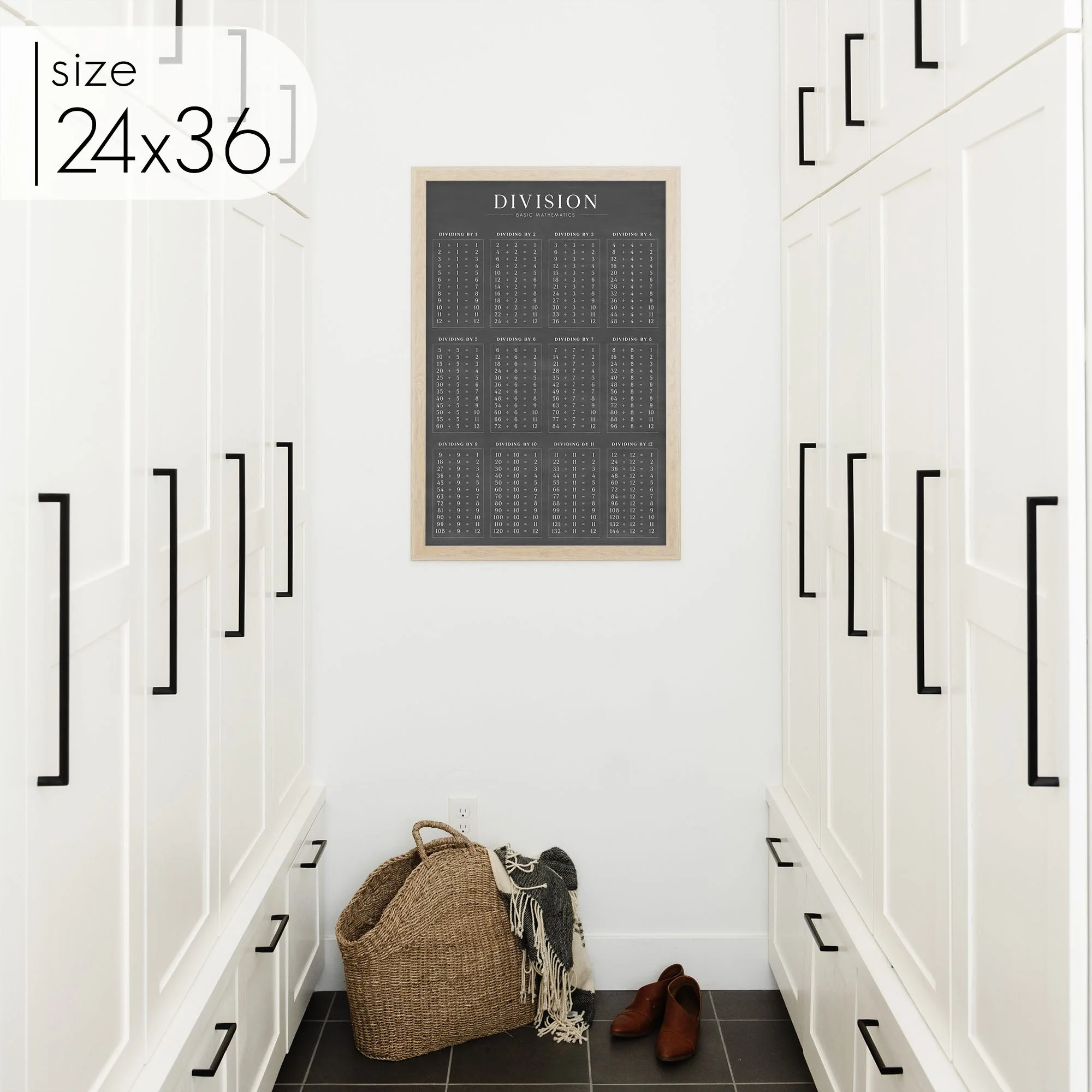 Chalkboard Division Chart - Image 6