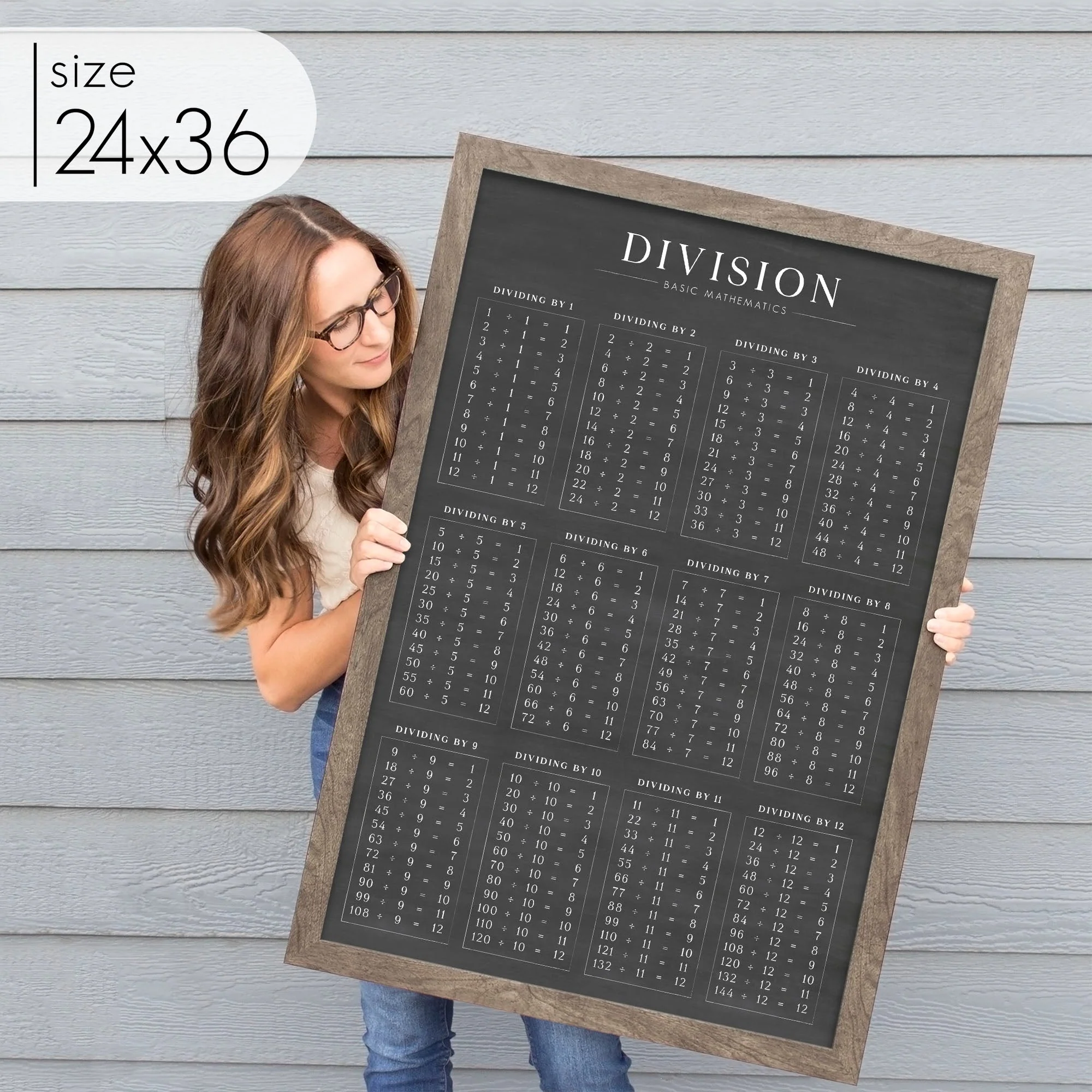 Chalkboard Division Chart - Image 8