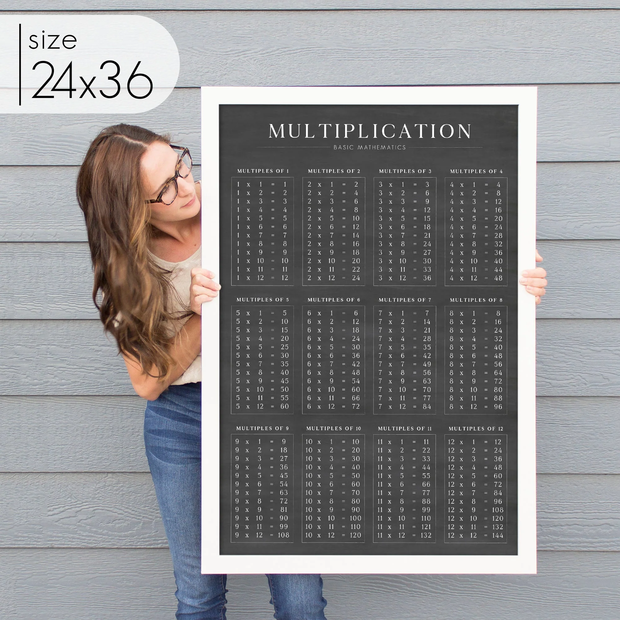 Chalkboard Multiplication Chart - Image 6