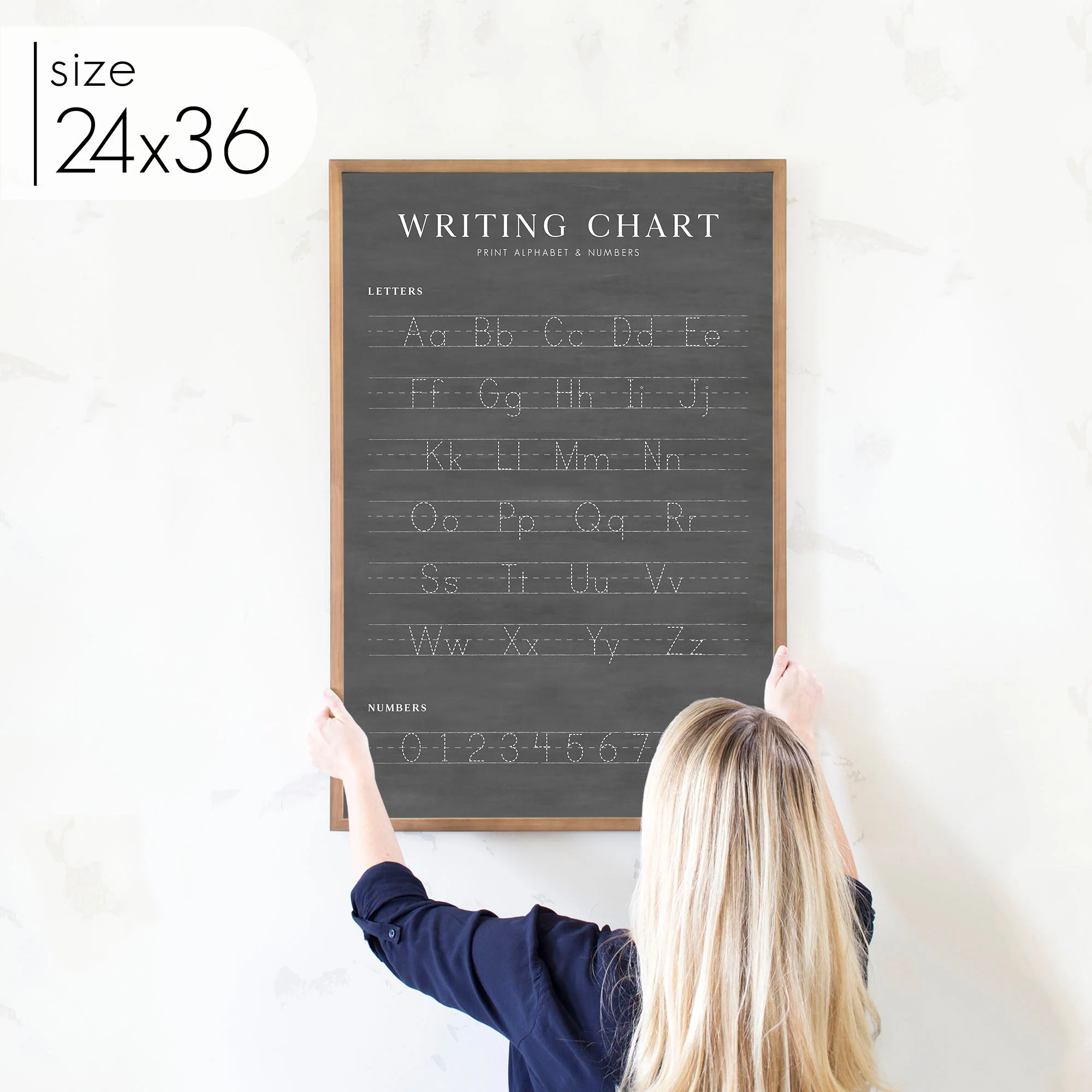 Chalkboard Print Writing Chart - Image 4