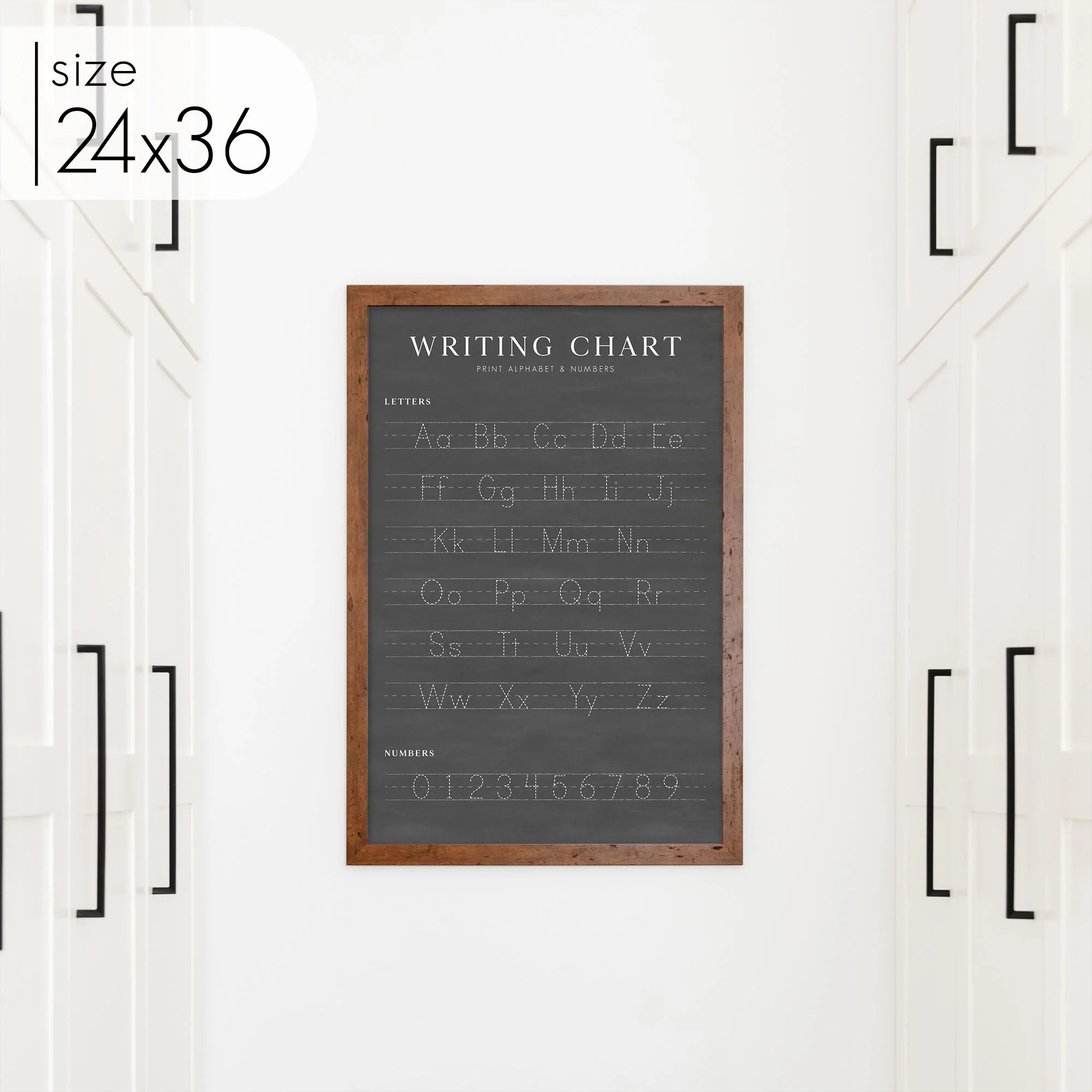 Chalkboard Print Writing Chart - Image 6