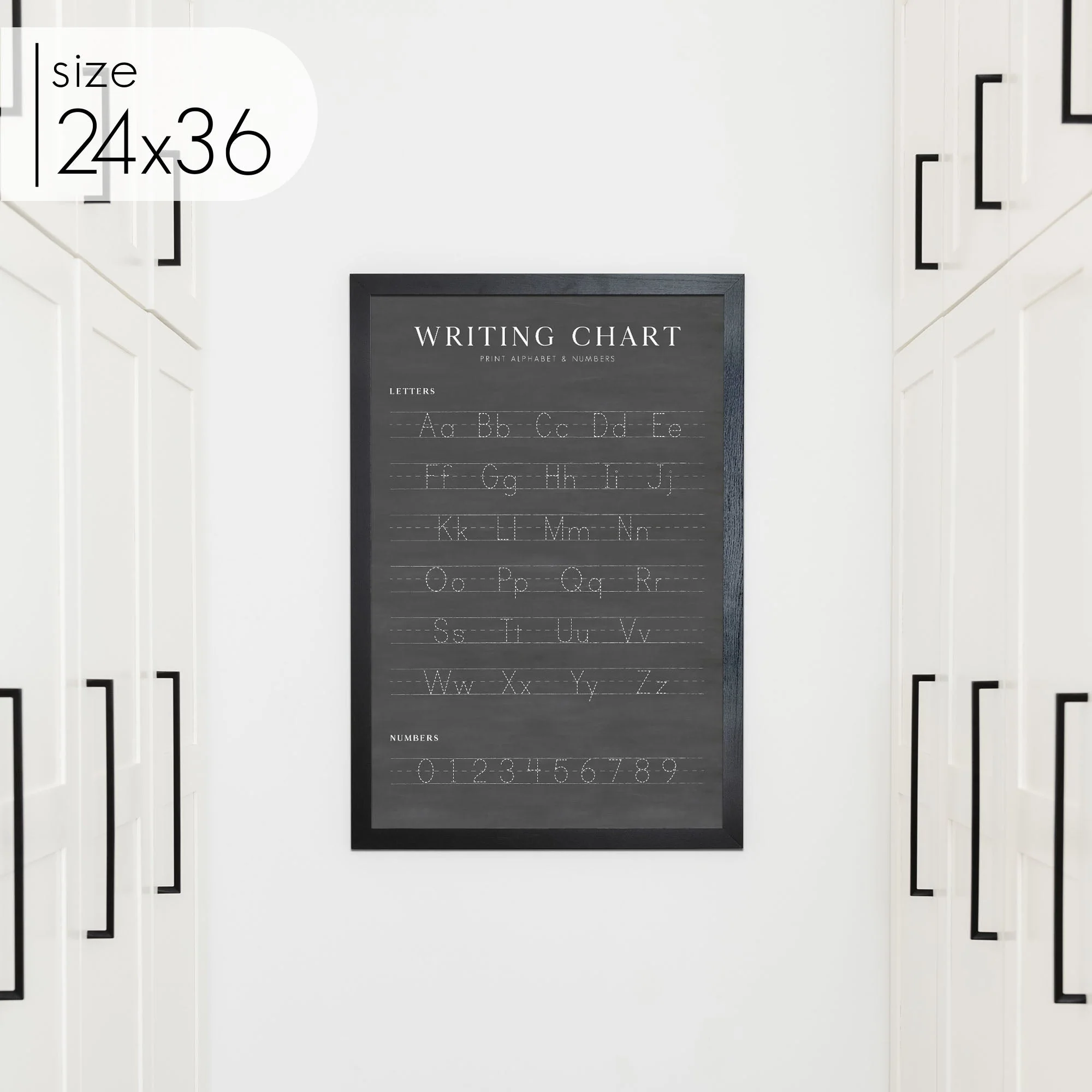 Chalkboard Print Writing Chart - Image 8