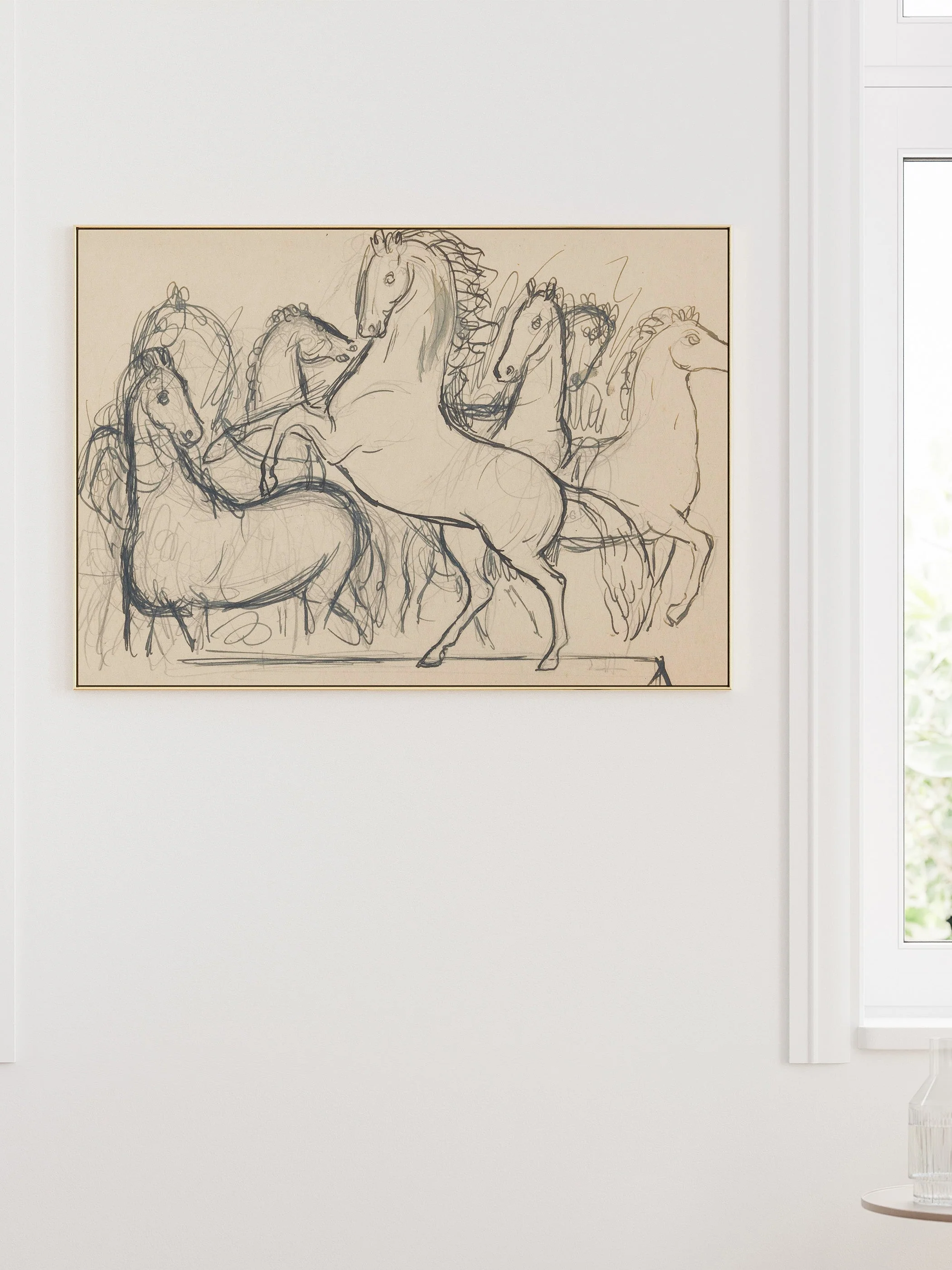 Charcoal Horses II - Image 5
