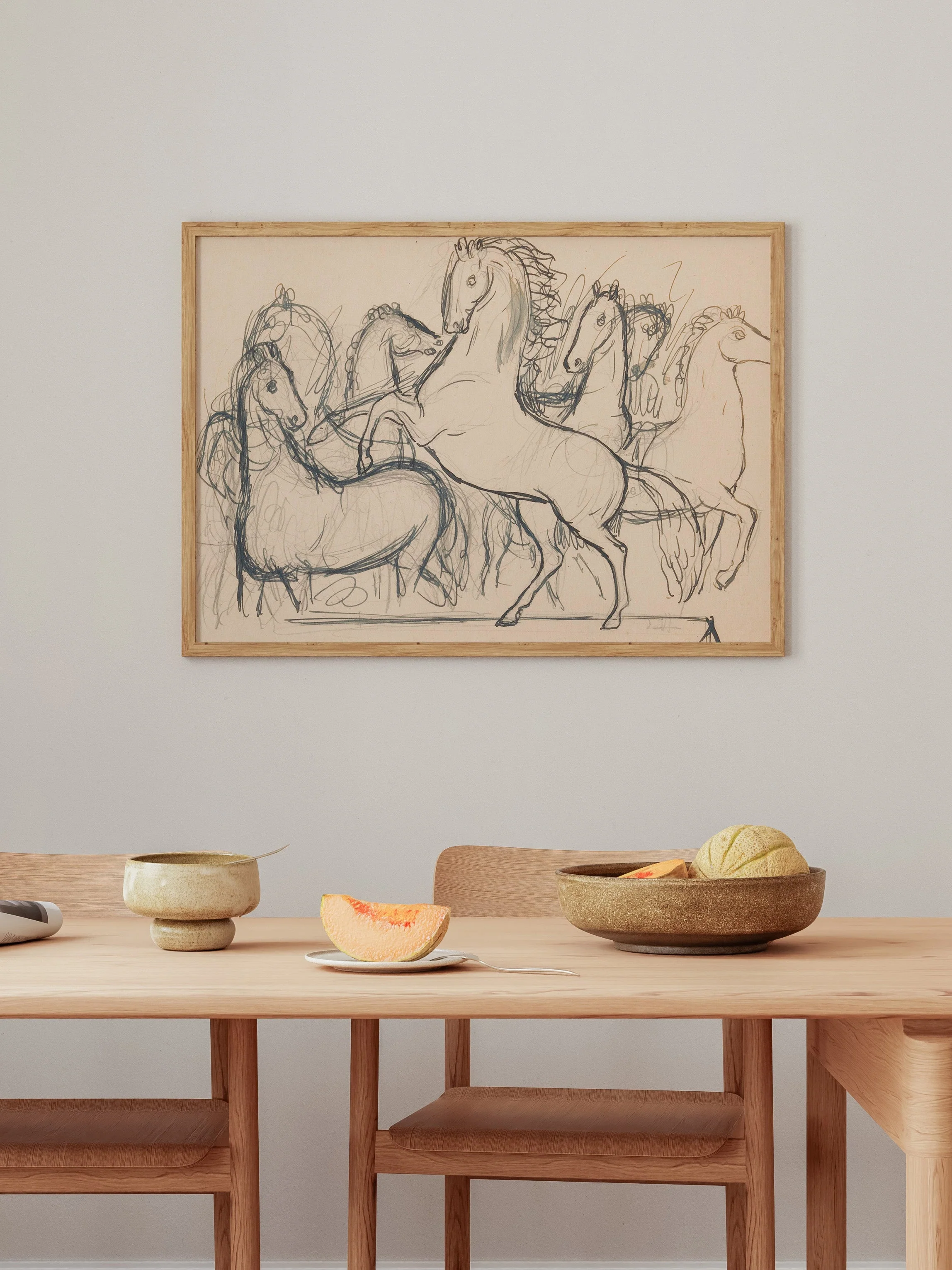 Charcoal Horses II - Image 9