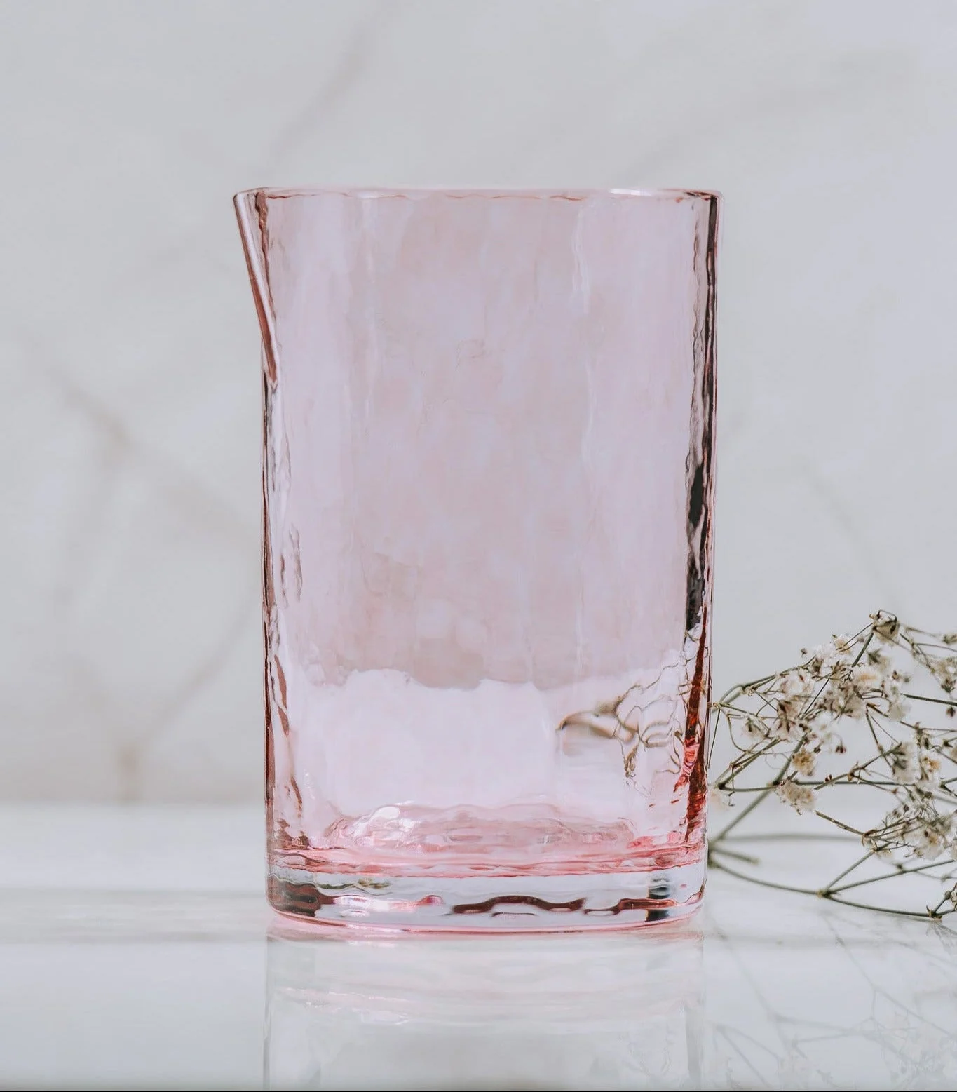 CHERRY BLOSSOM COLLECTION |Artisan Series Mixing Glass | Made in USA - Image 2
