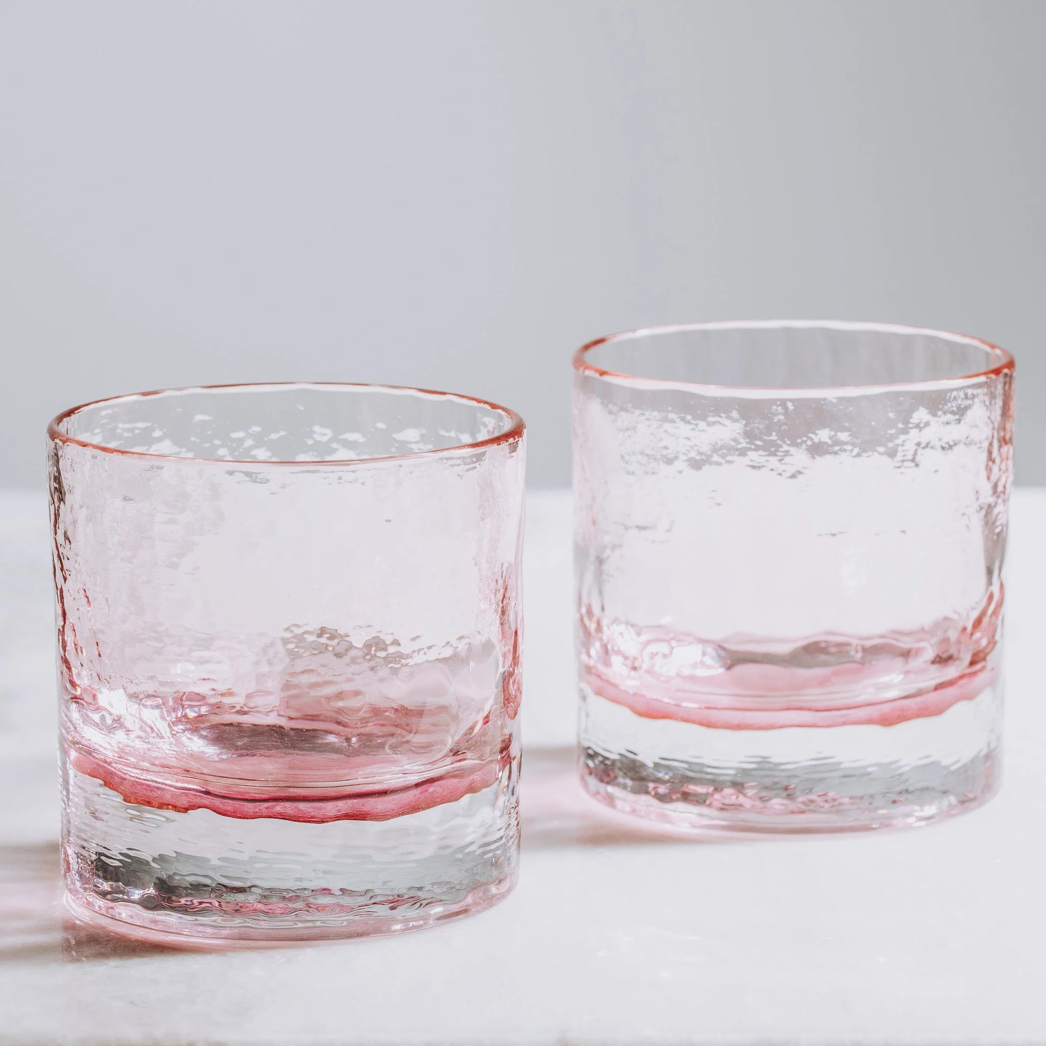 CHERRY BLOSSOM COLLECTION | The Rocks Glasses | Set of 2 | Made in USA - Image 3