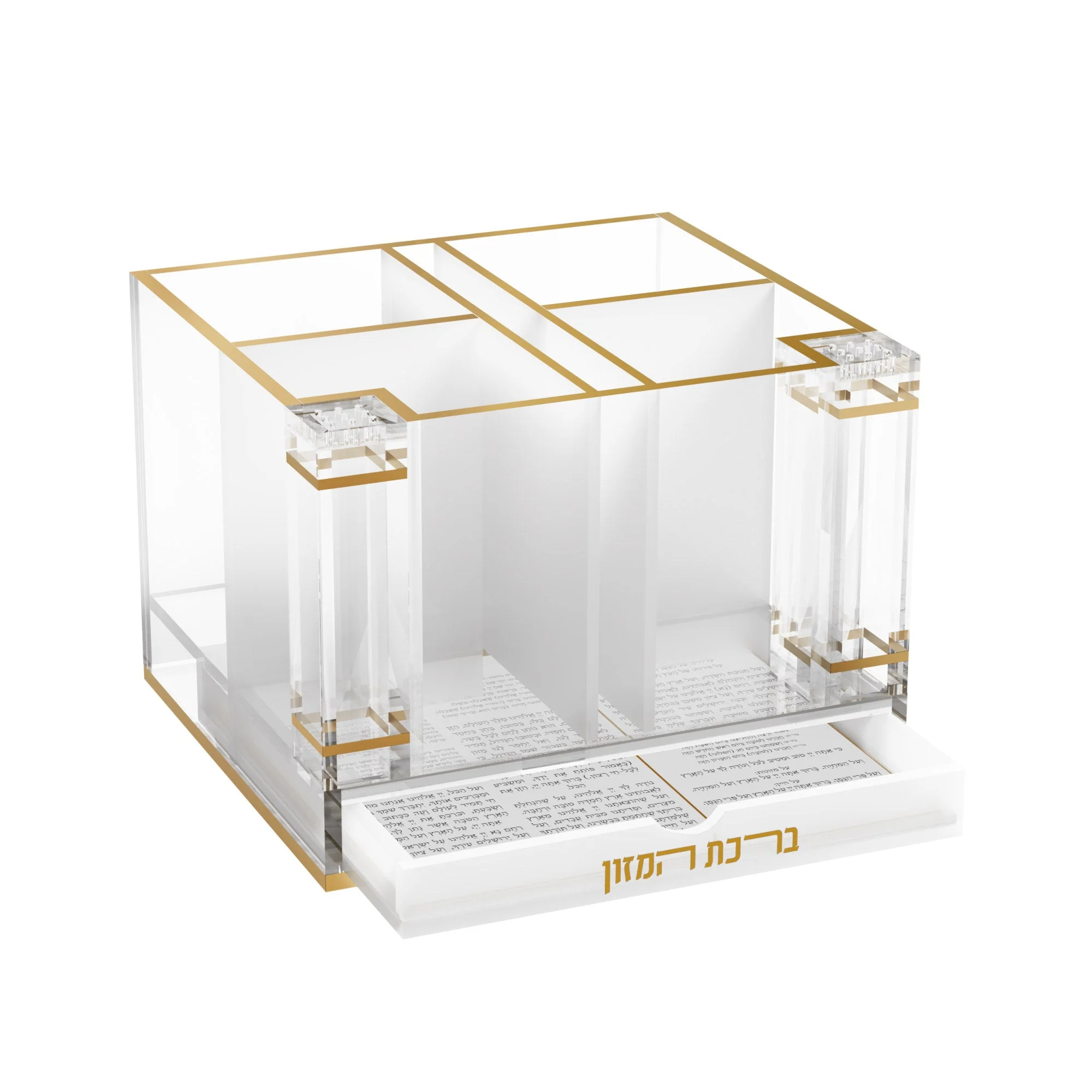 Classic Cutlery Holder with Salt & Bencher Set - Image 4
