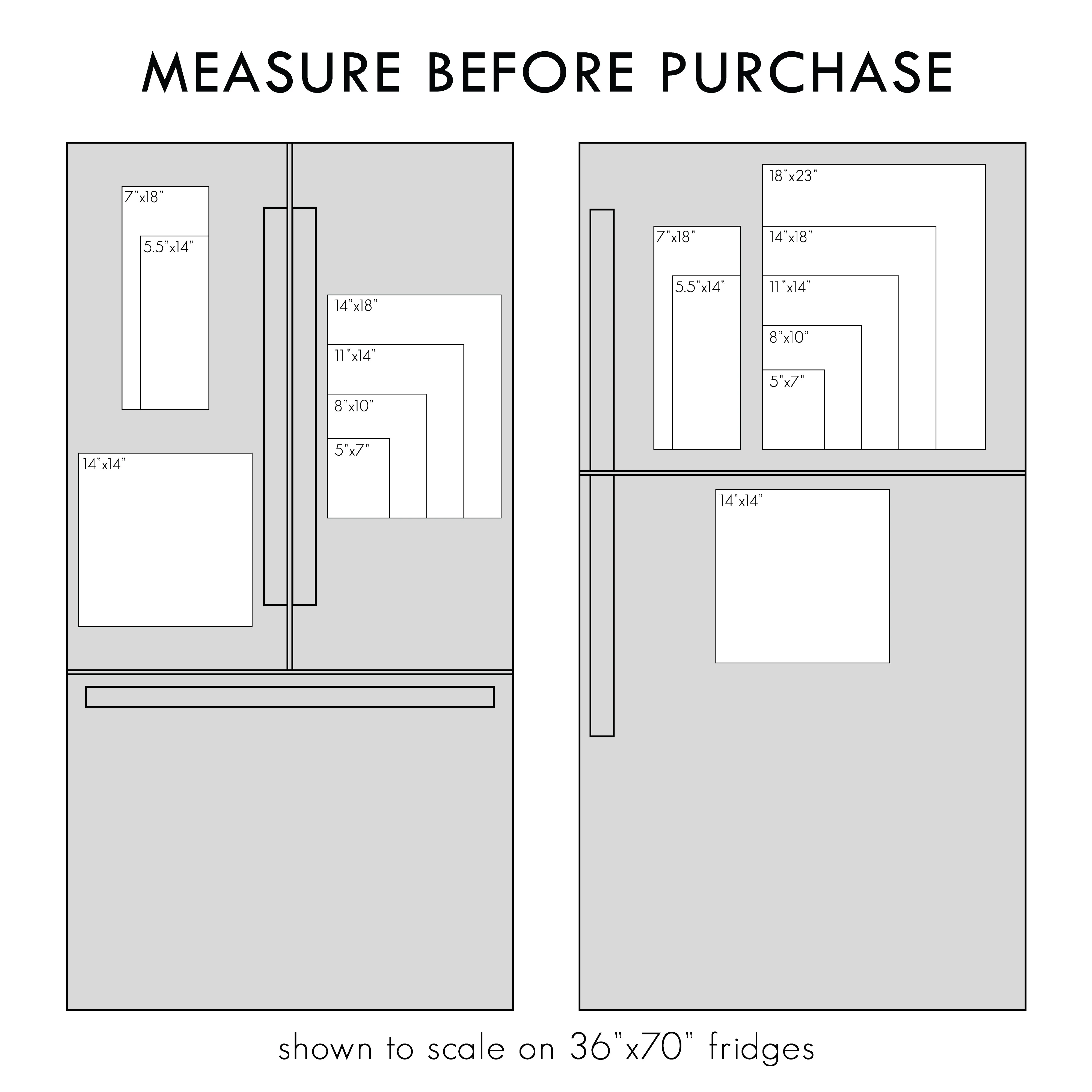 Clear Acrylic Magnetic Kitchen Conversion Chart - Image 2