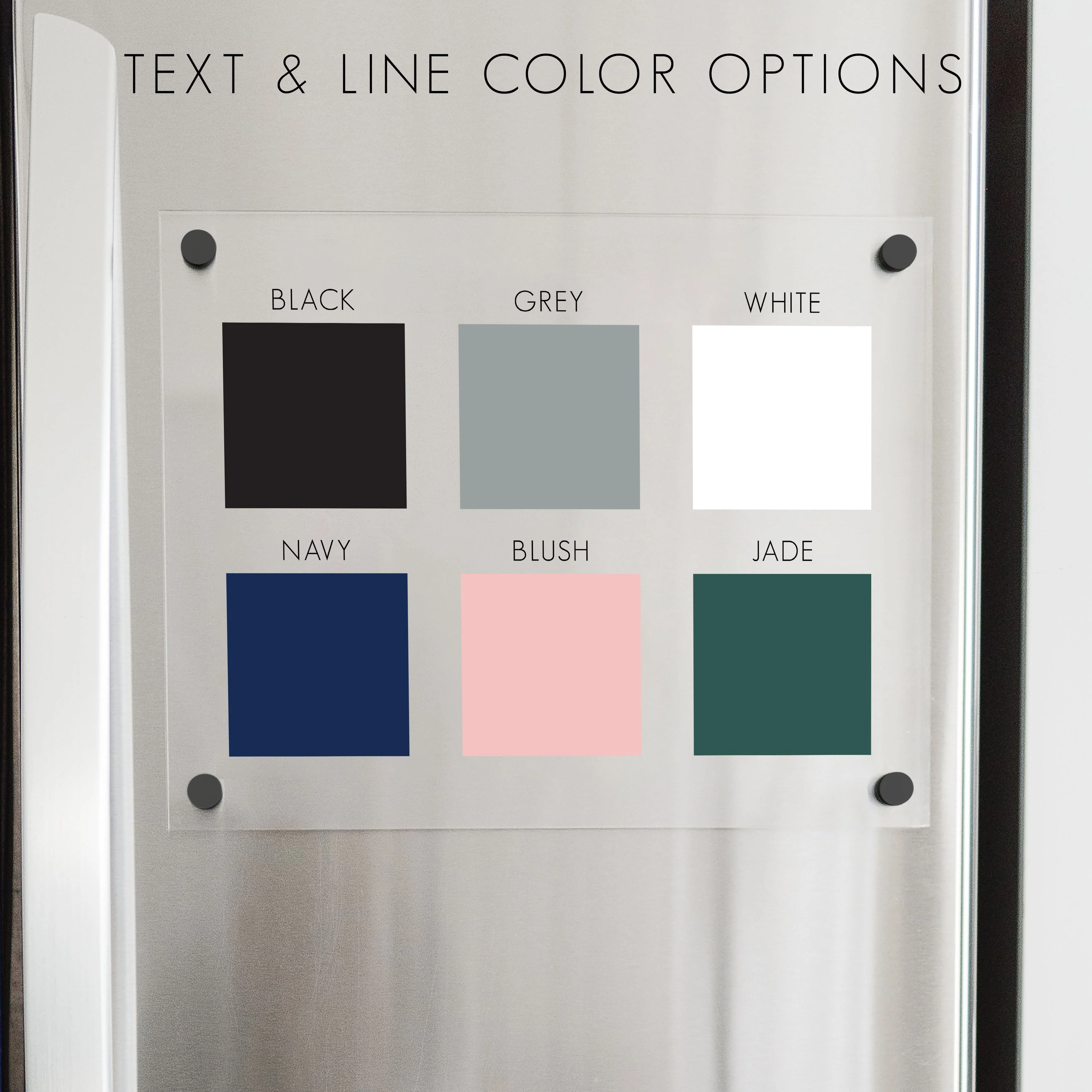 Clear Acrylic Magnetic Kitchen Conversion Chart - Image 3