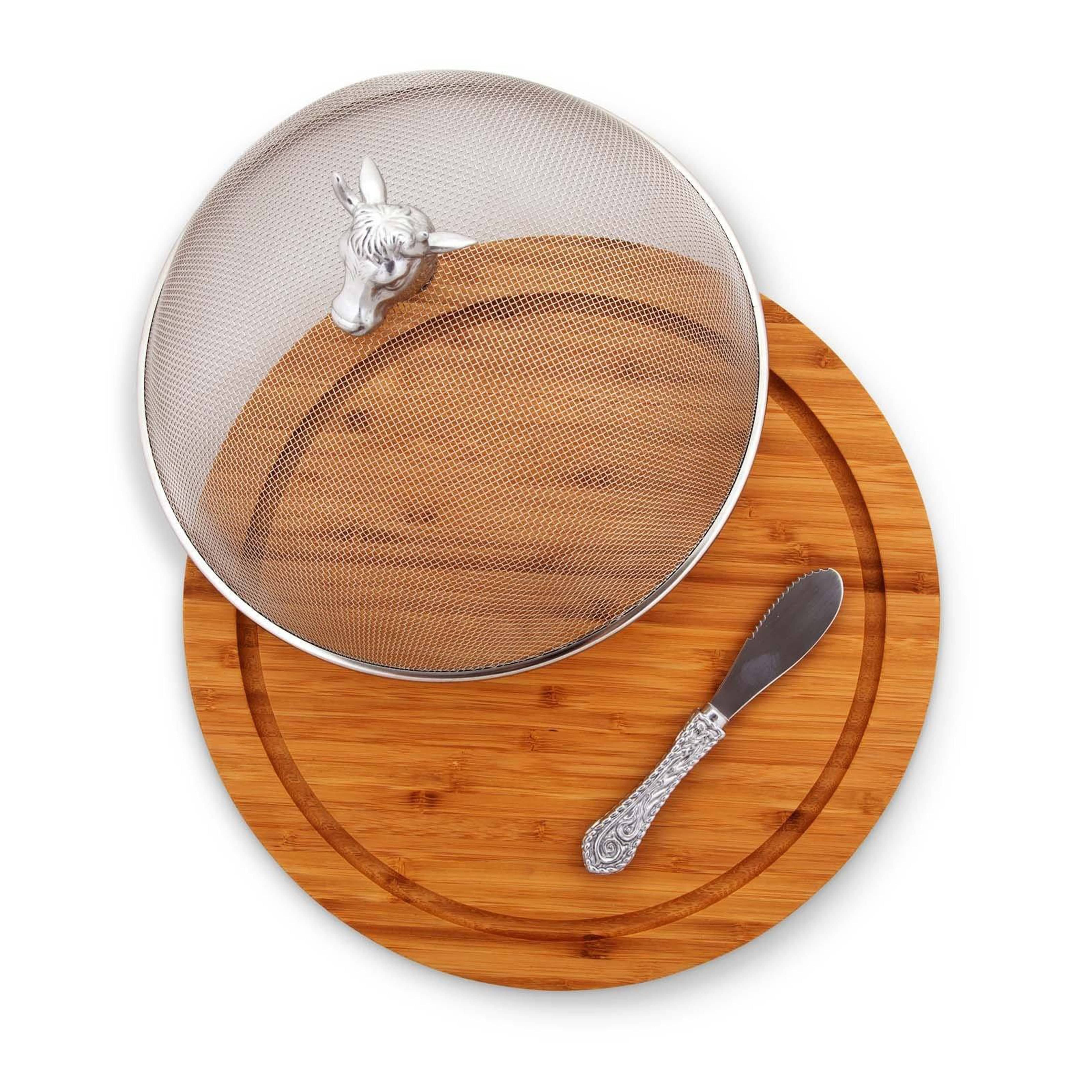 Cow Head 3 Piece Picnic Cheese Board / Spreader - Image 7