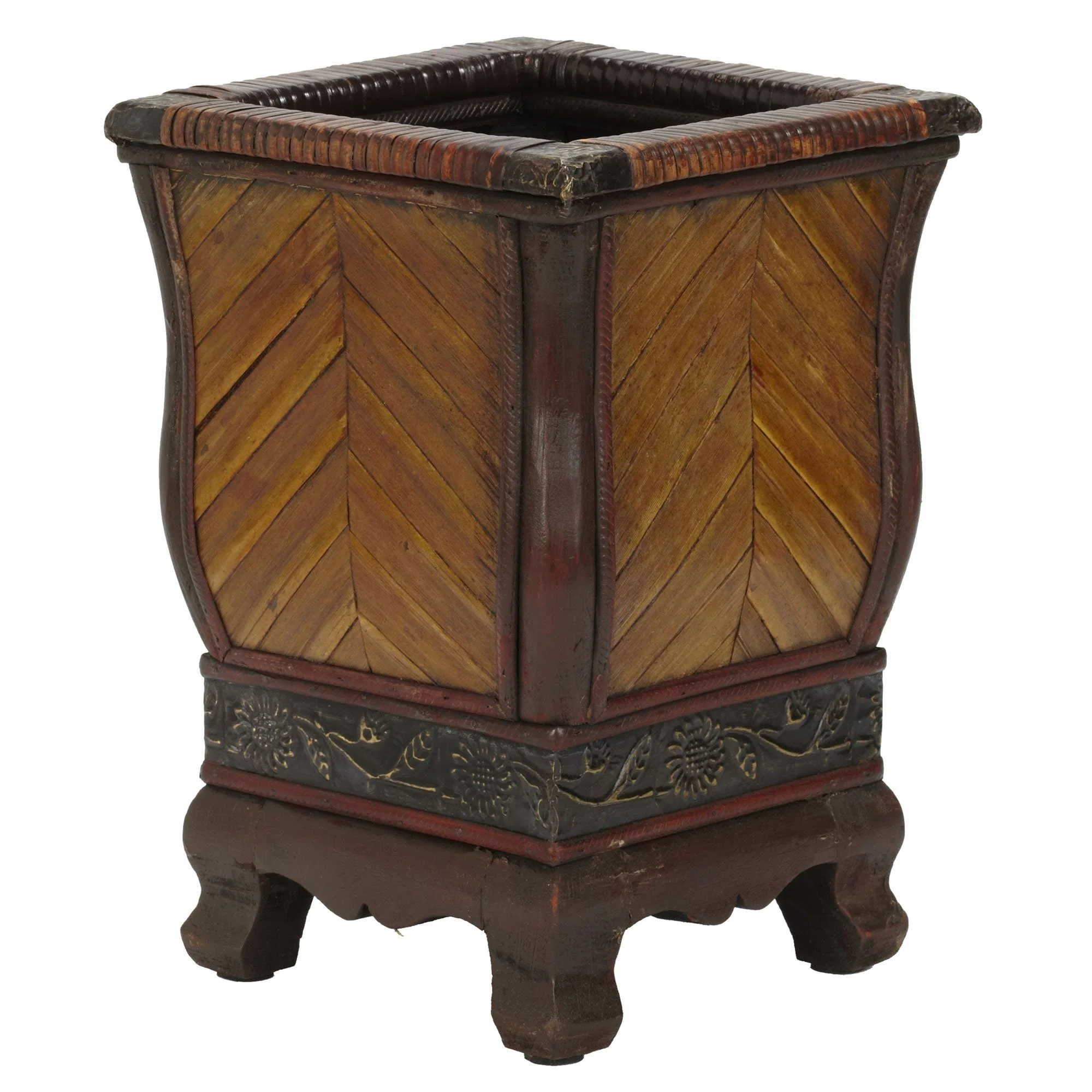 Decorative Wood Planters (Set of 2) - Image 2