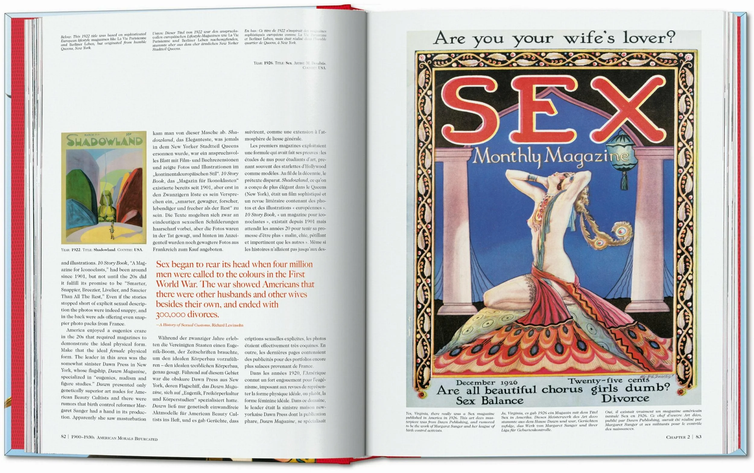 Dian Hansonâs: The History of Menâs Magazines. Vol. 1: From 1900 to Post-WWII (German, French, English) - Image 3