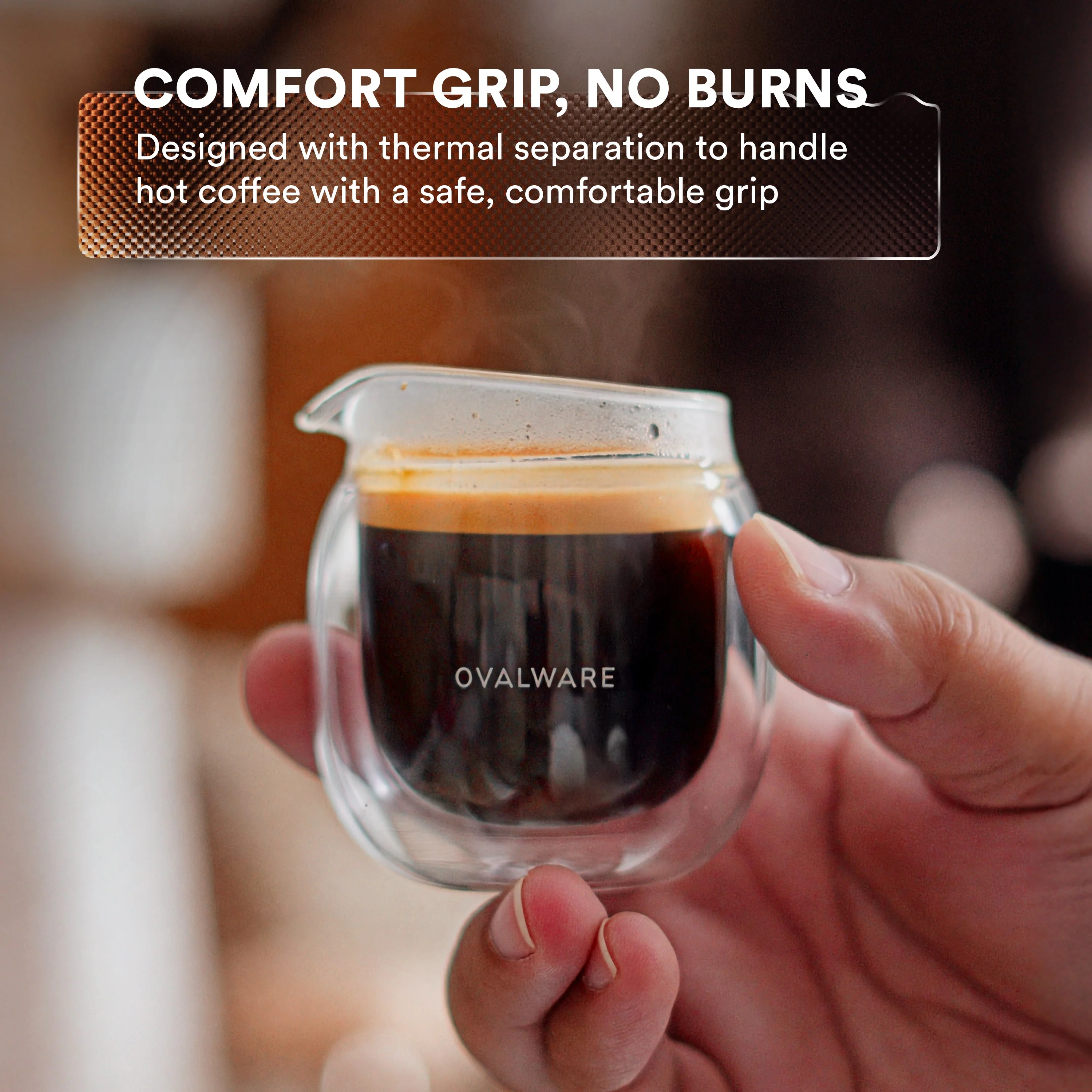 Double Wall Espresso Pouring Glass (Set of 2) - Image 3