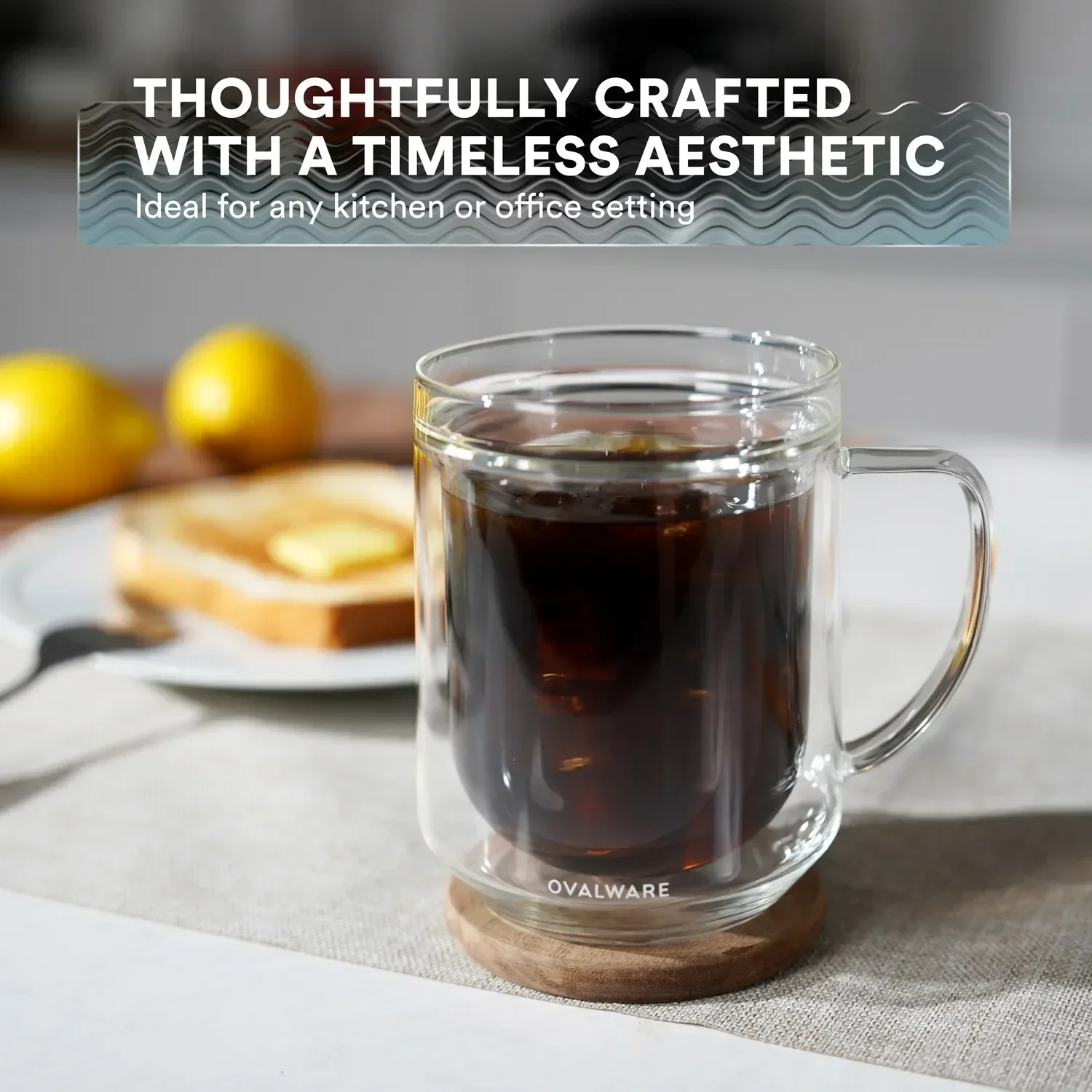 Double Wall Mug - 500ml/17oz (Set of 2) - Image 11
