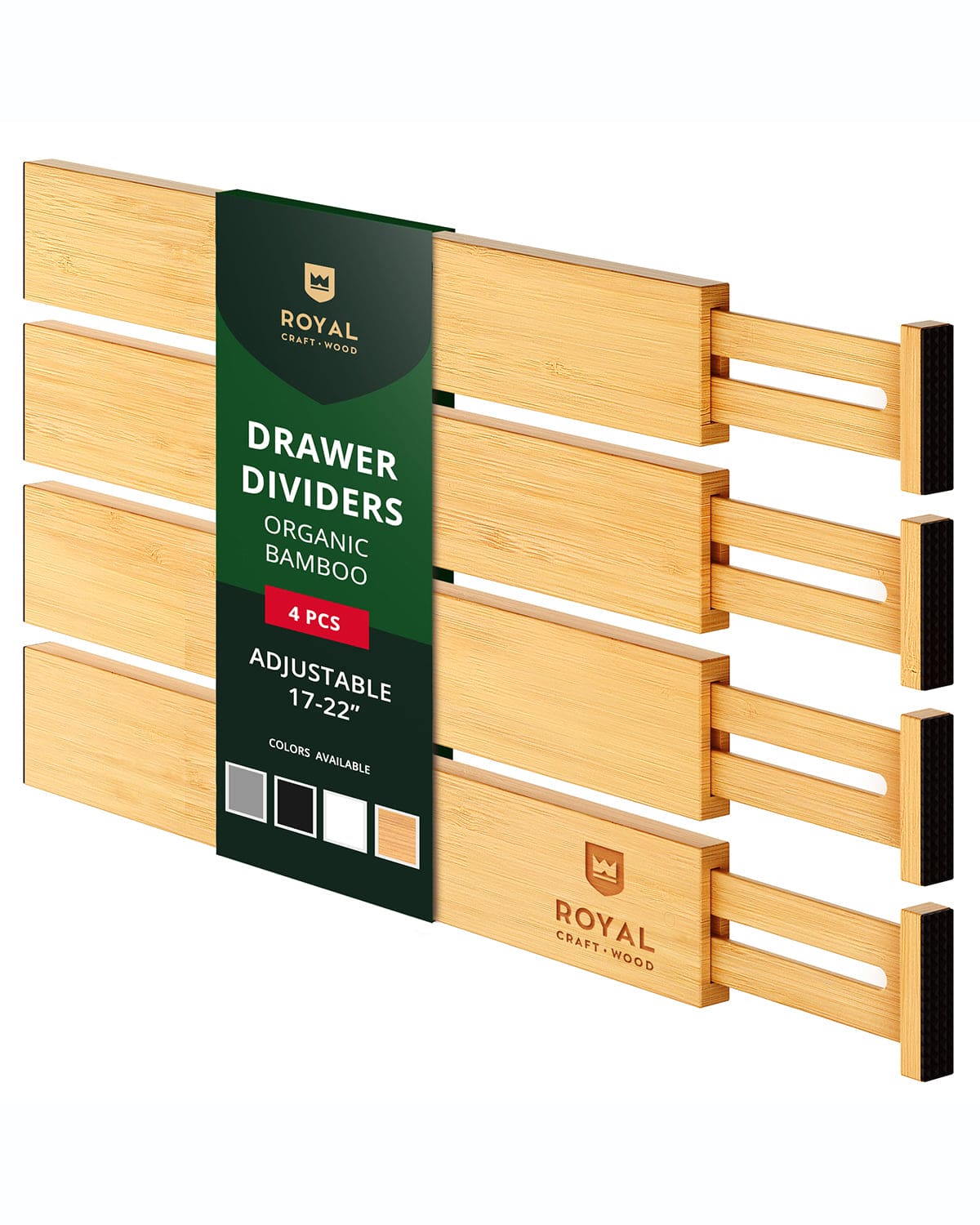 Drawer Dividers 22”, Natural - Image 2