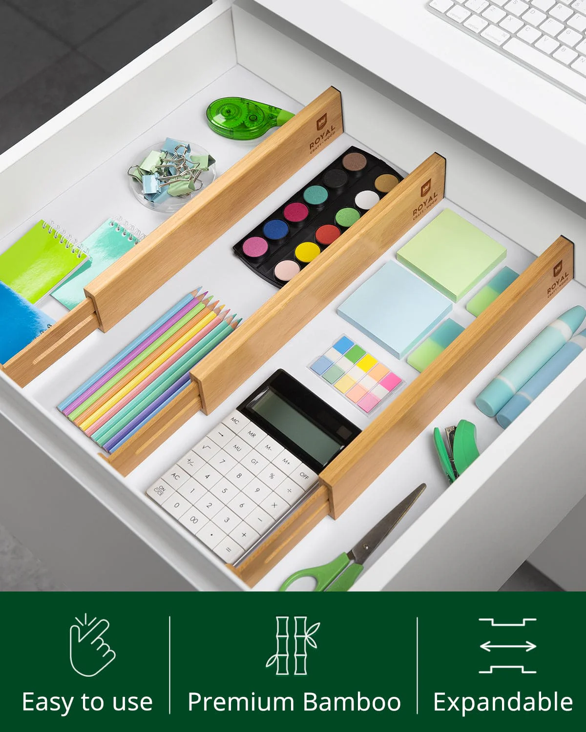 Drawer Dividers 22”, Natural - Image 6