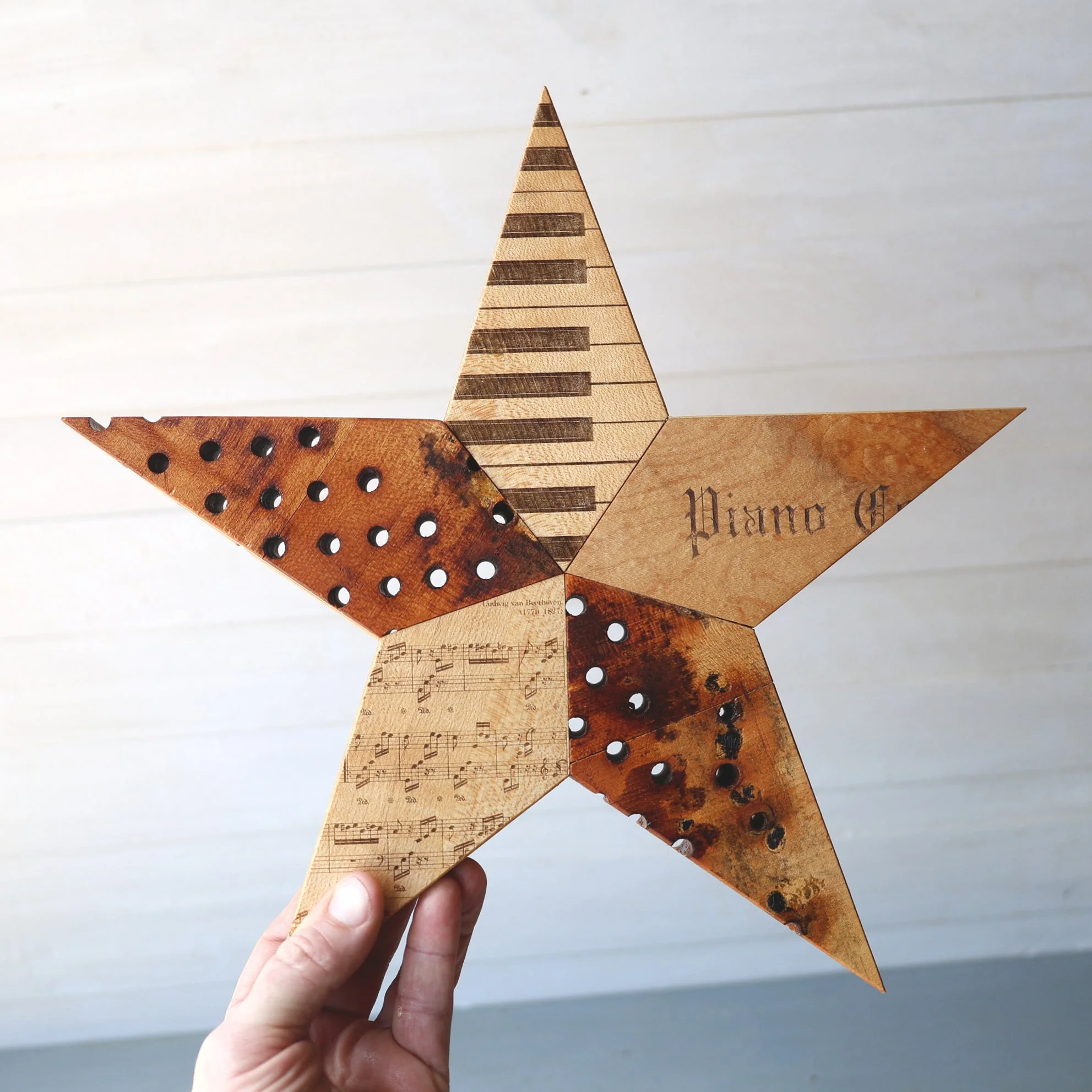 Engraved Piano Stars - Image 2