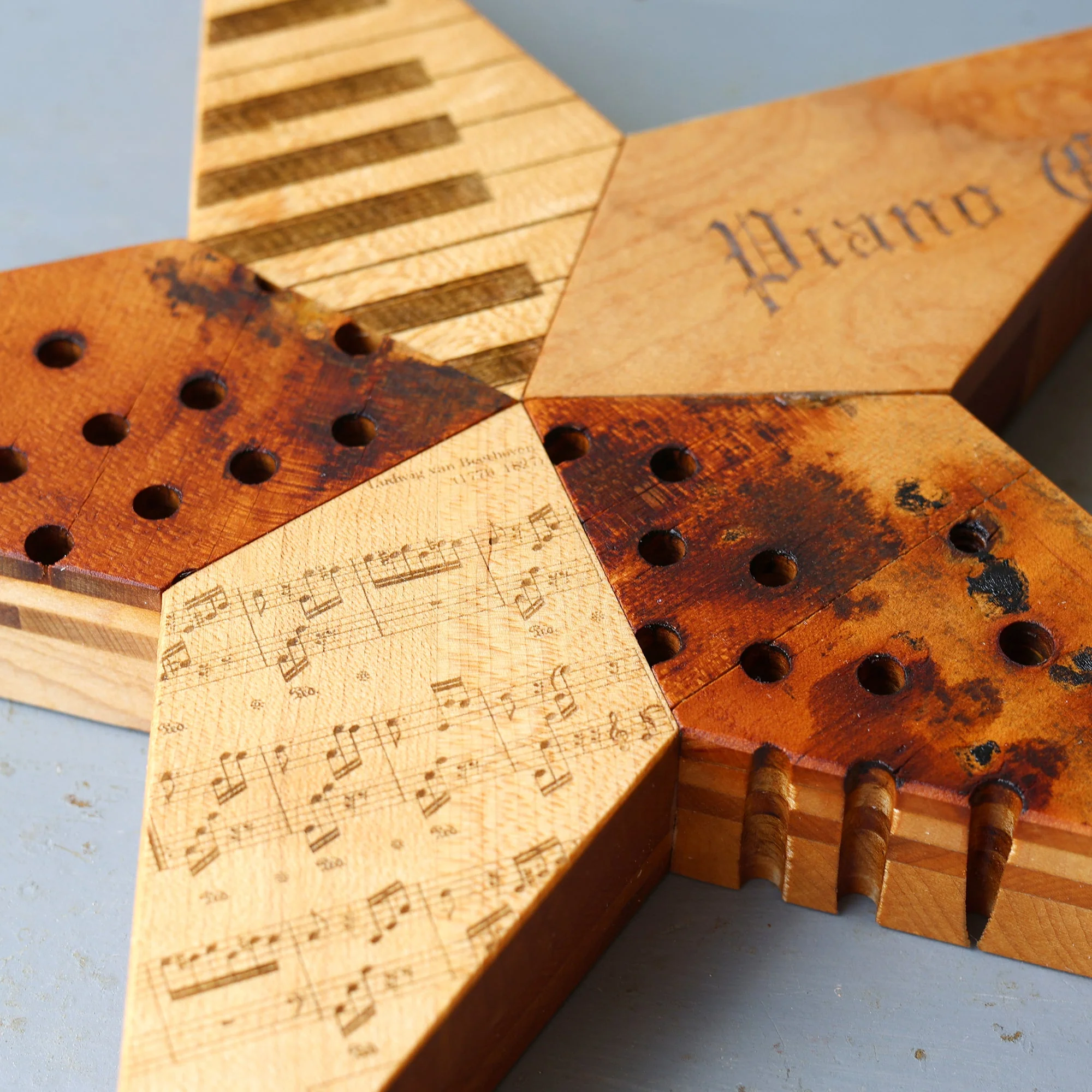 Engraved Piano Stars - Image 4