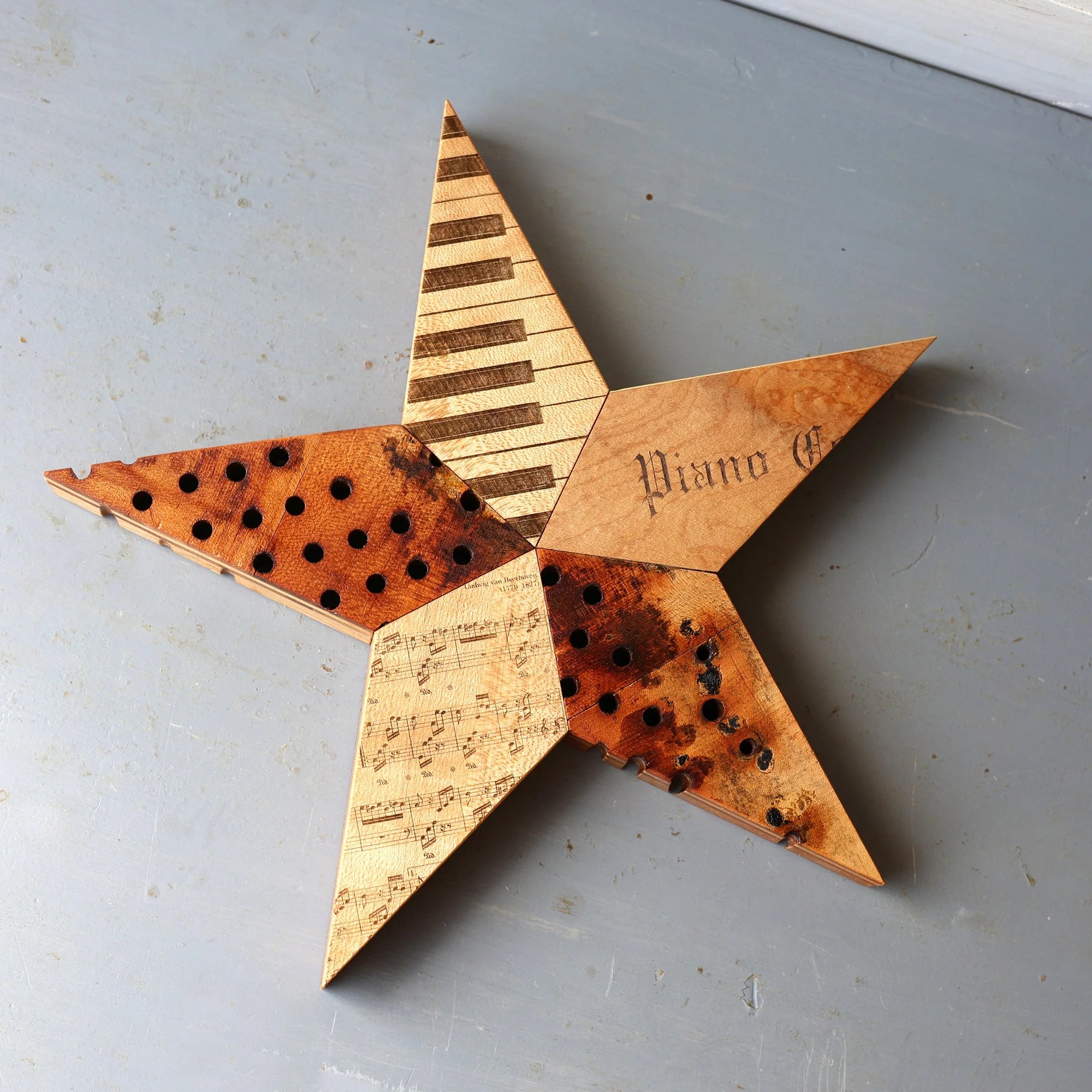 Engraved Piano Stars - Image 7