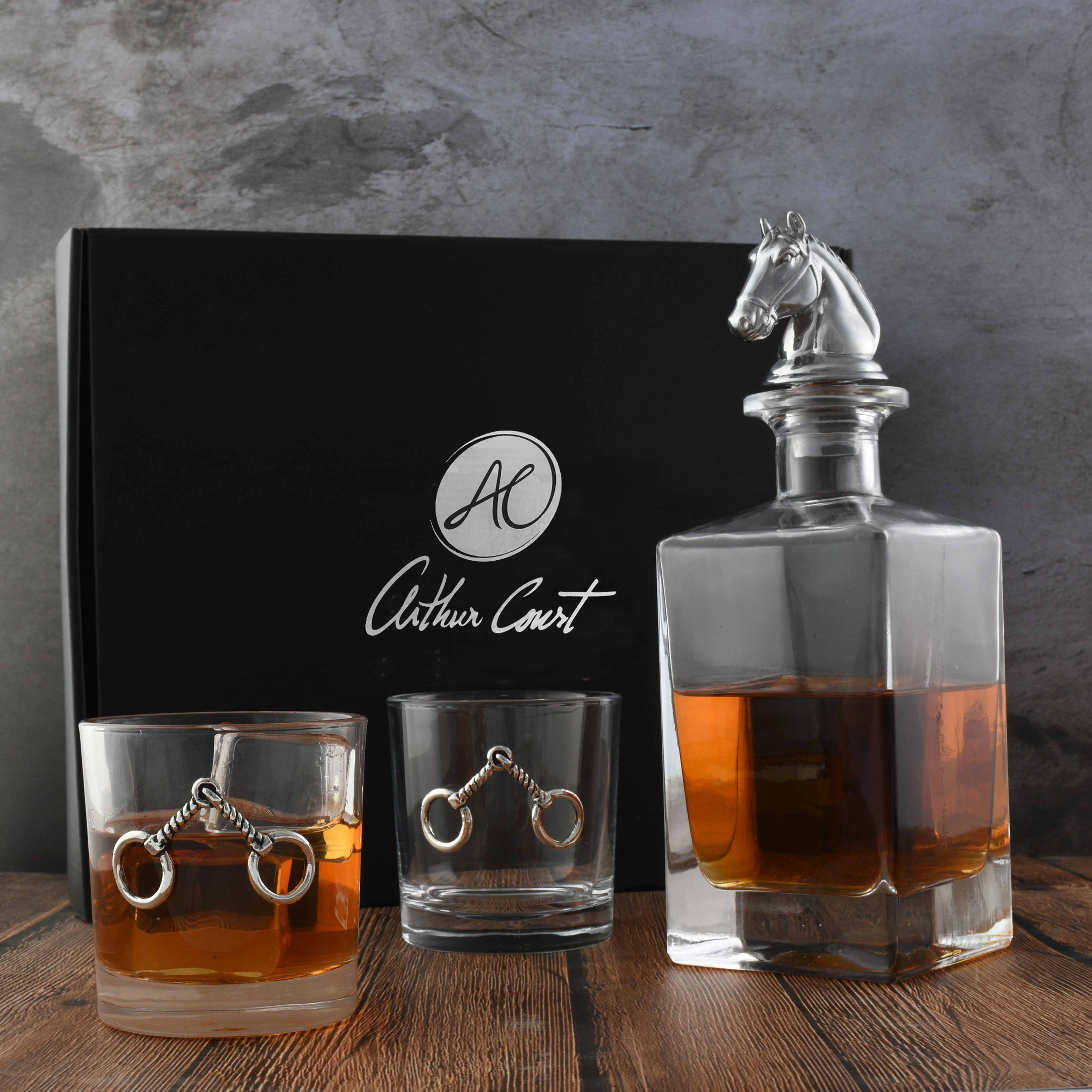 Equestrian Decanter Set with Glasses - Image 5