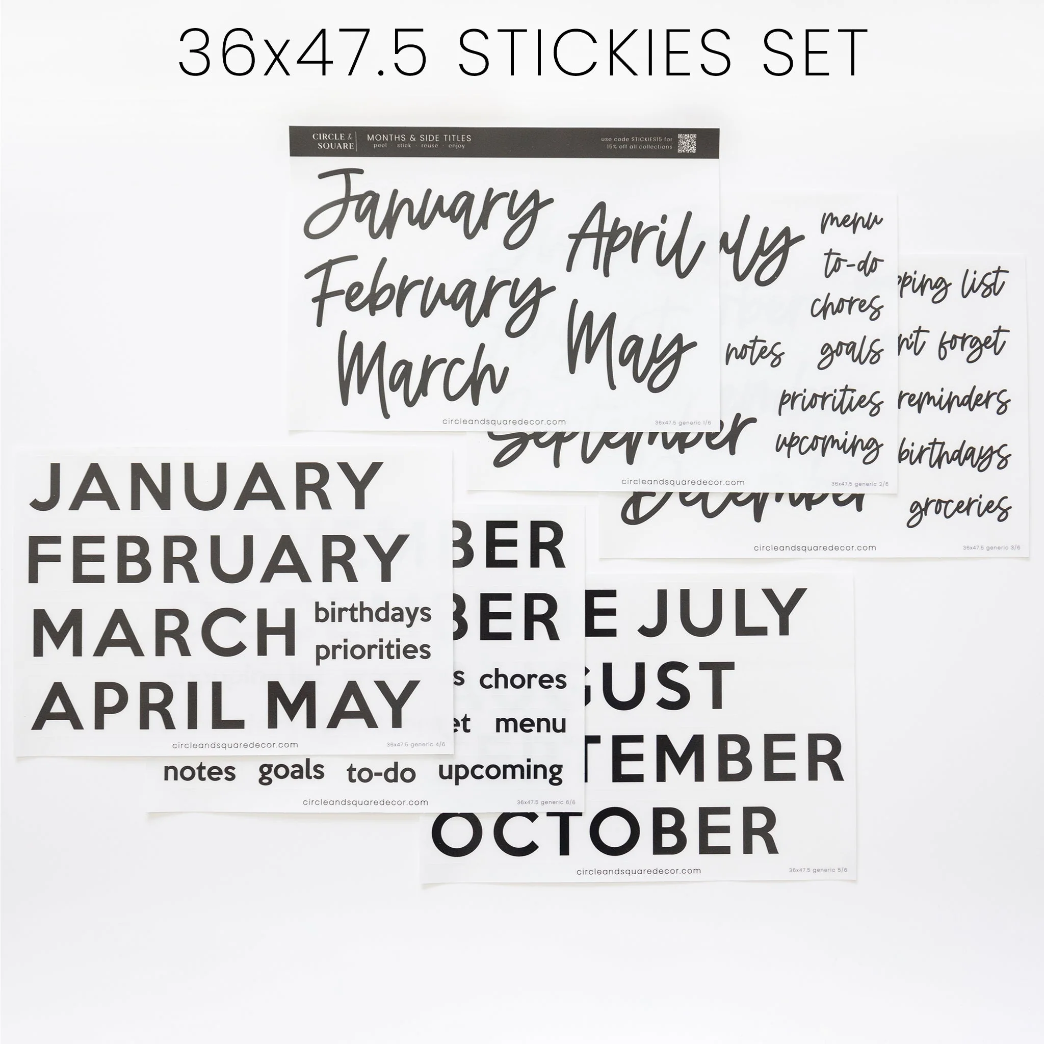 Ever Changing Acrylic Calendar | Classic Horizontal - Image 12