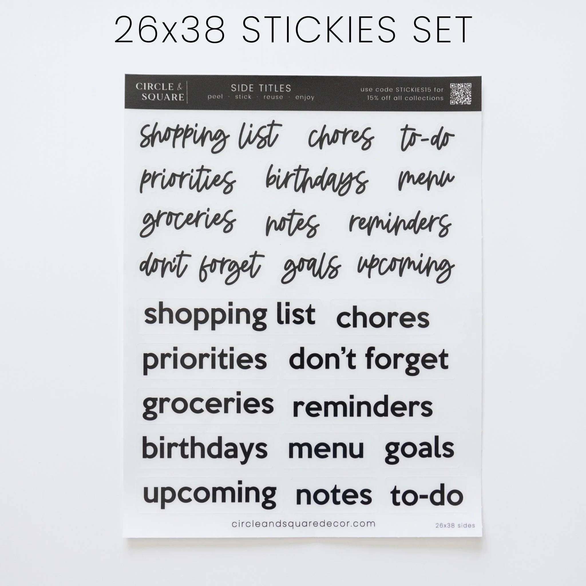 Ever Changing Acrylic Calendar | Minimalist Horizontal - Image 11
