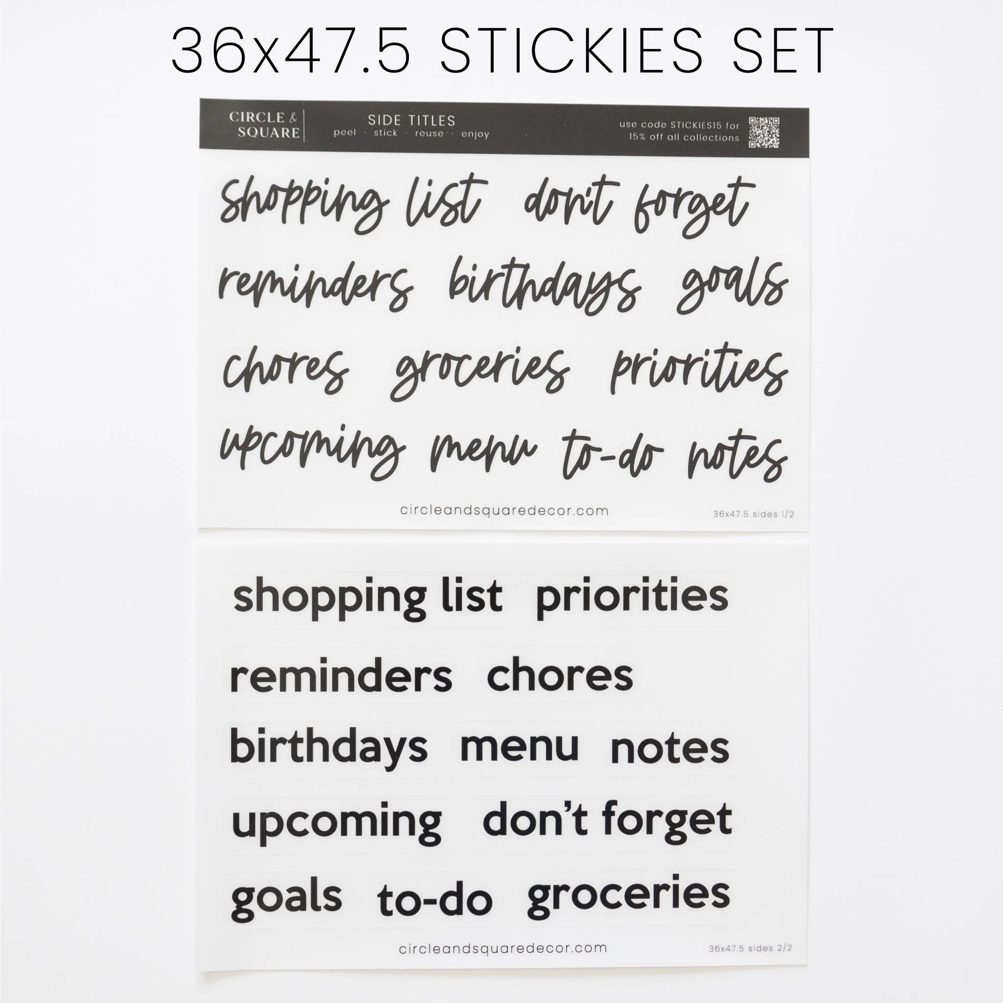 Ever Changing Acrylic Calendar | Minimalist Vertical - Image 12
