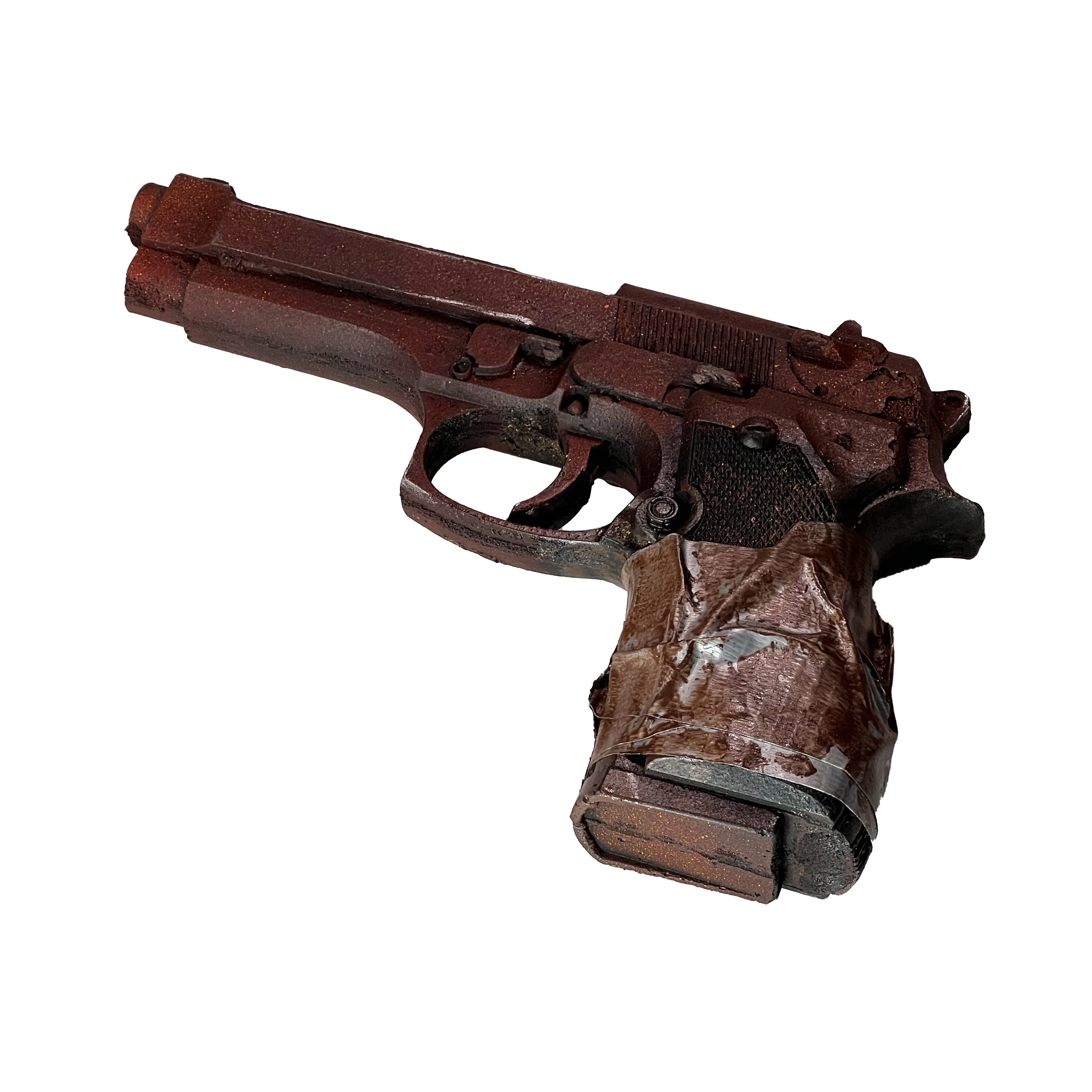 Foam Rubber Beretta 9mm Semi Automatic Style Inert Handgun Prop - Image 16