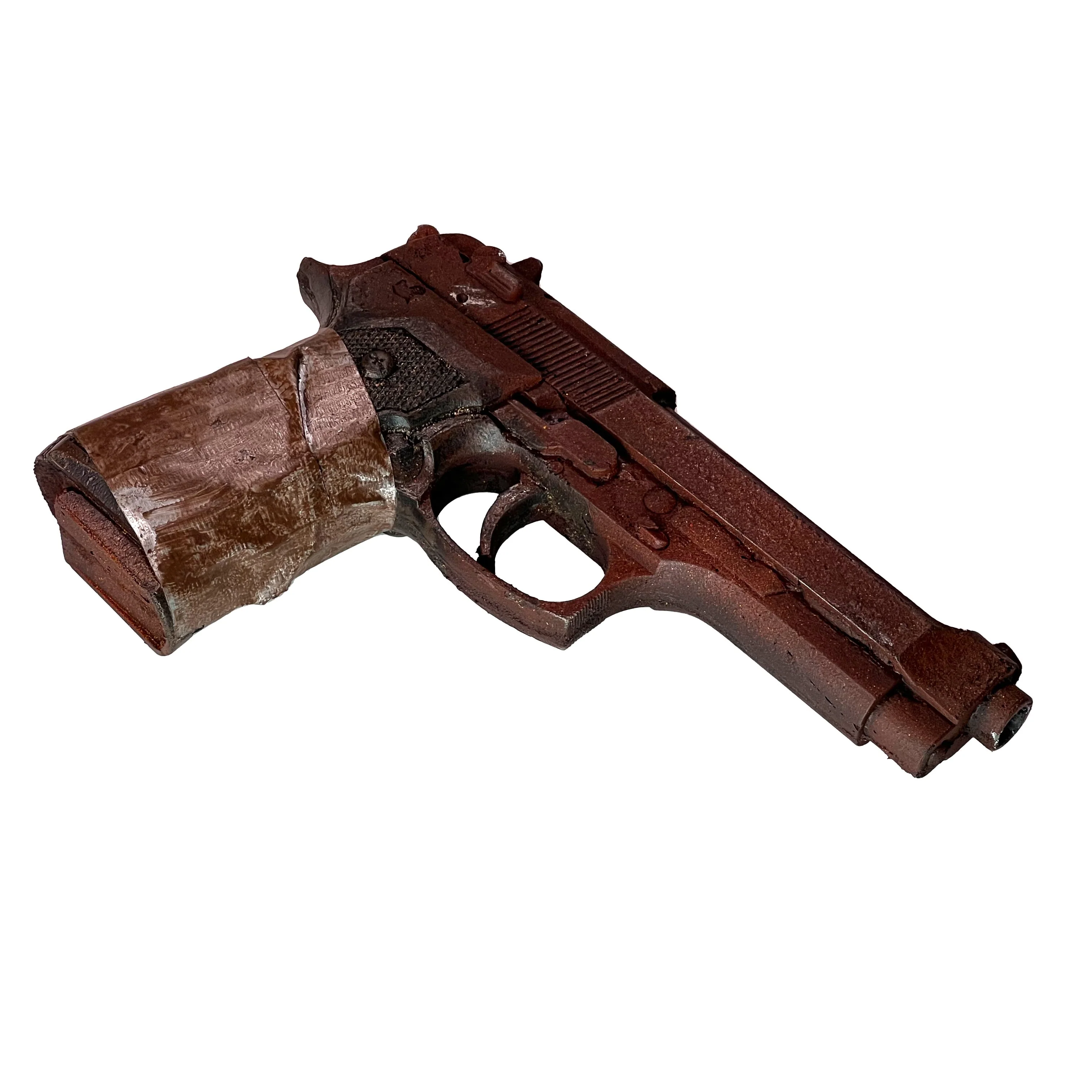 Foam Rubber Beretta 9mm Semi Automatic Style Inert Handgun Prop - Image 17