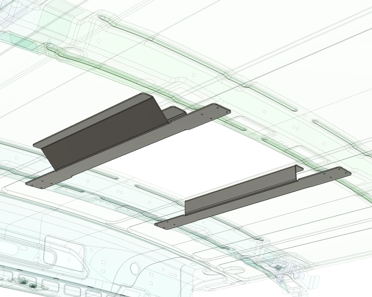 Ford Transit Air Conditioner Aluminum Furring Kit - Image 3