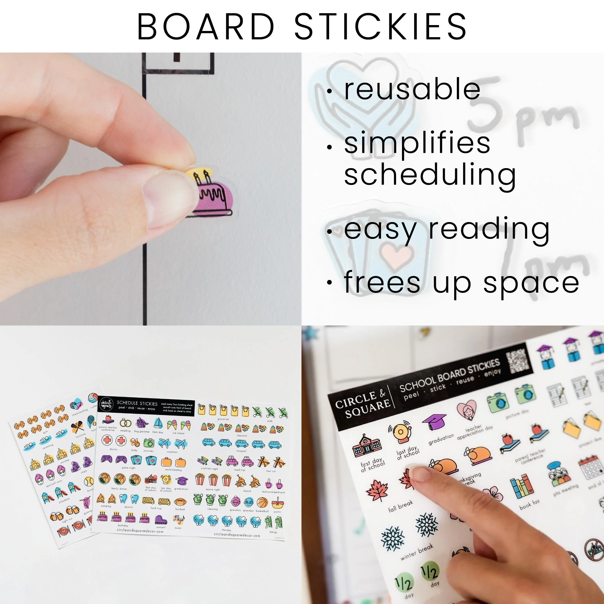 Frosted Acrylic Yearly Calendar | Horizontal Multi-style - Image 4