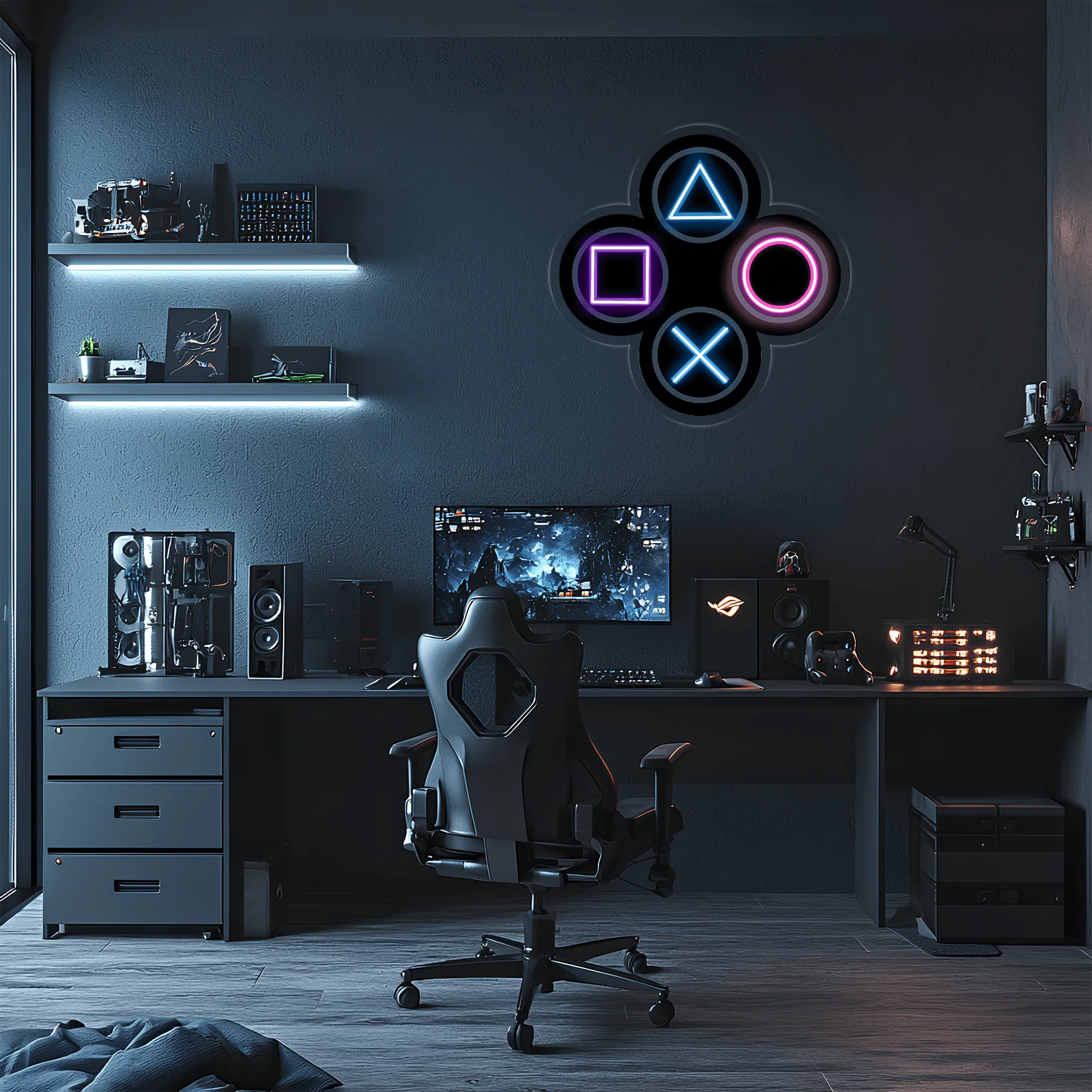 Gamer Plexiglass Neon Art, Gamer Neon Sign, Neon Light Sign, Neon Wall Art - Image 2