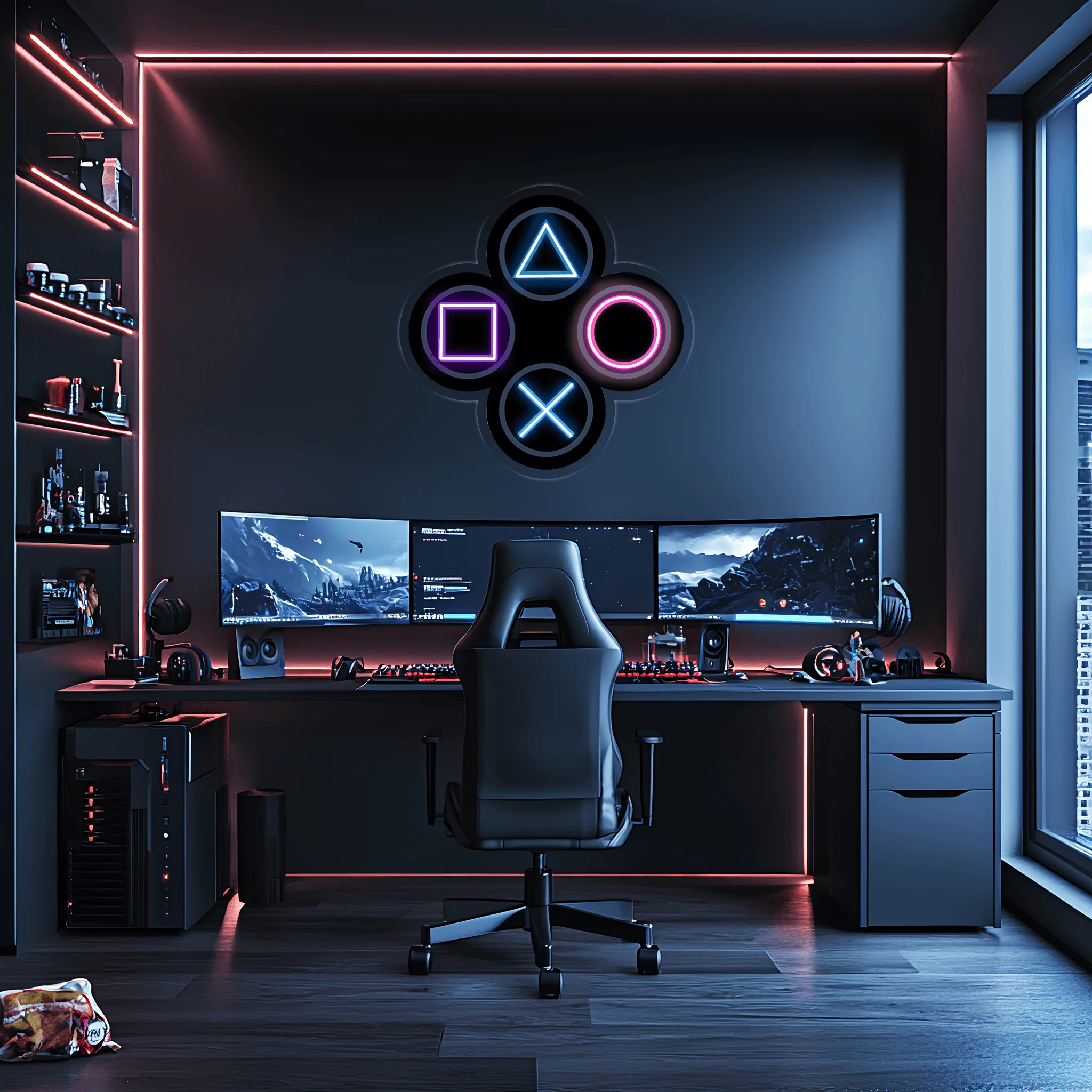 Gamer Plexiglass Neon Art, Gamer Neon Sign, Neon Light Sign, Neon Wall Art - Image 4