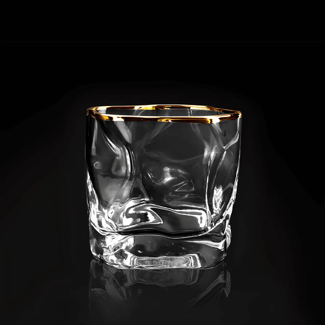 Gold Hoshi Japanese Crystal Whisky Glass - Image 15