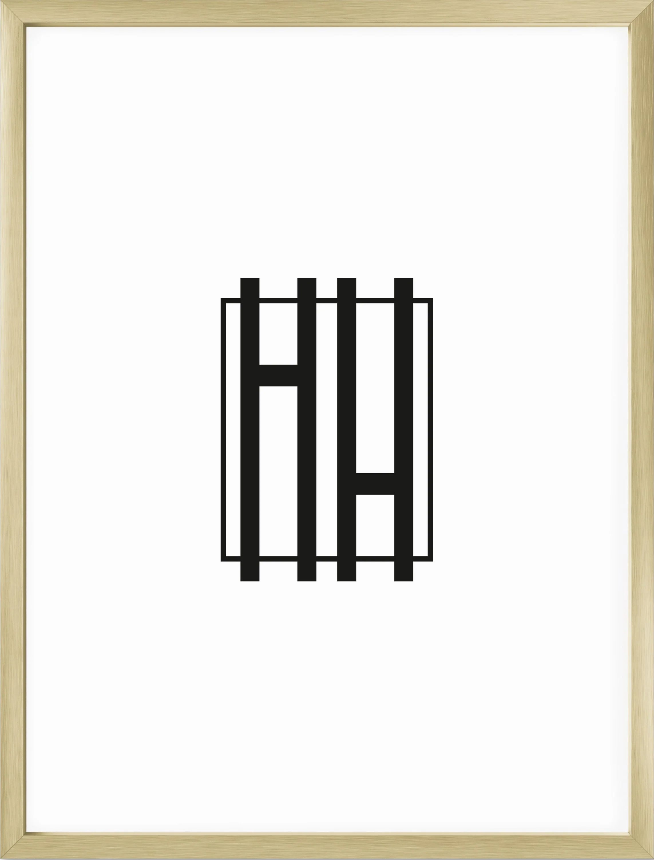 Gold Metal Picture Frame