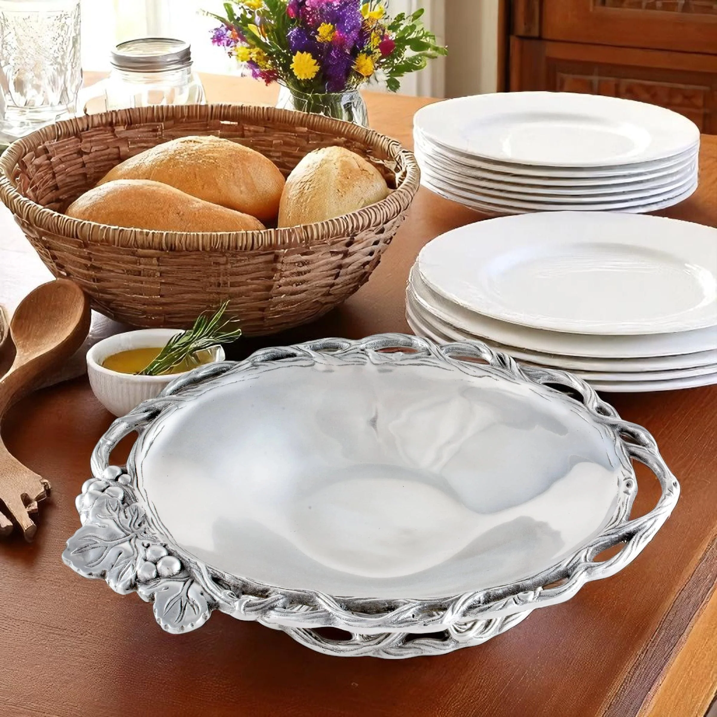 Grape Open Vine Vegetable Dish - Image 3