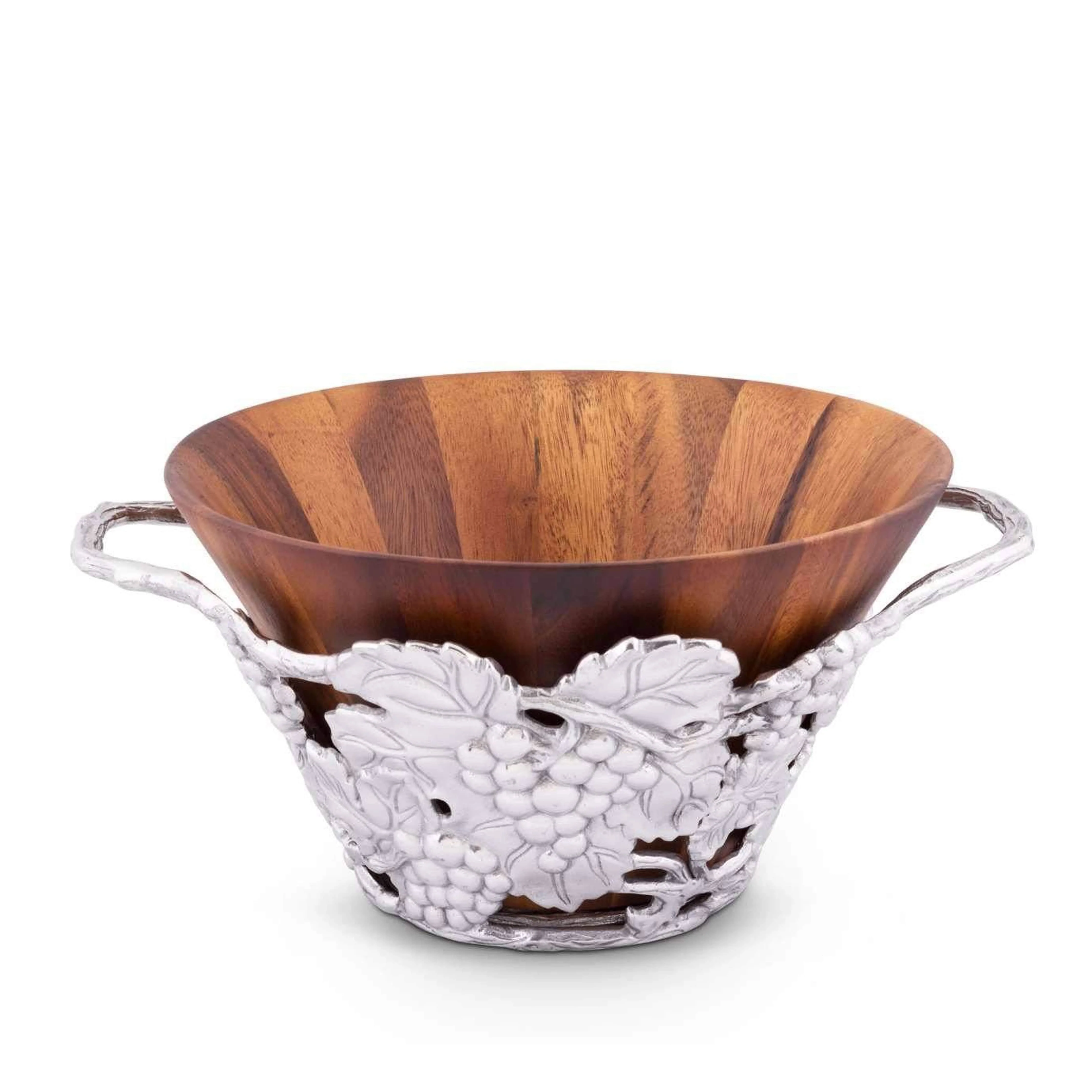 Grape Wood Tall Salad Bowl - Image 8
