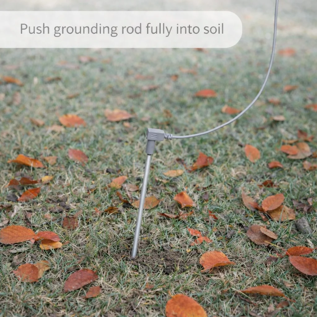 GroundLuxe Grounding Rod w/ 40 Ft Cord - Image 5
