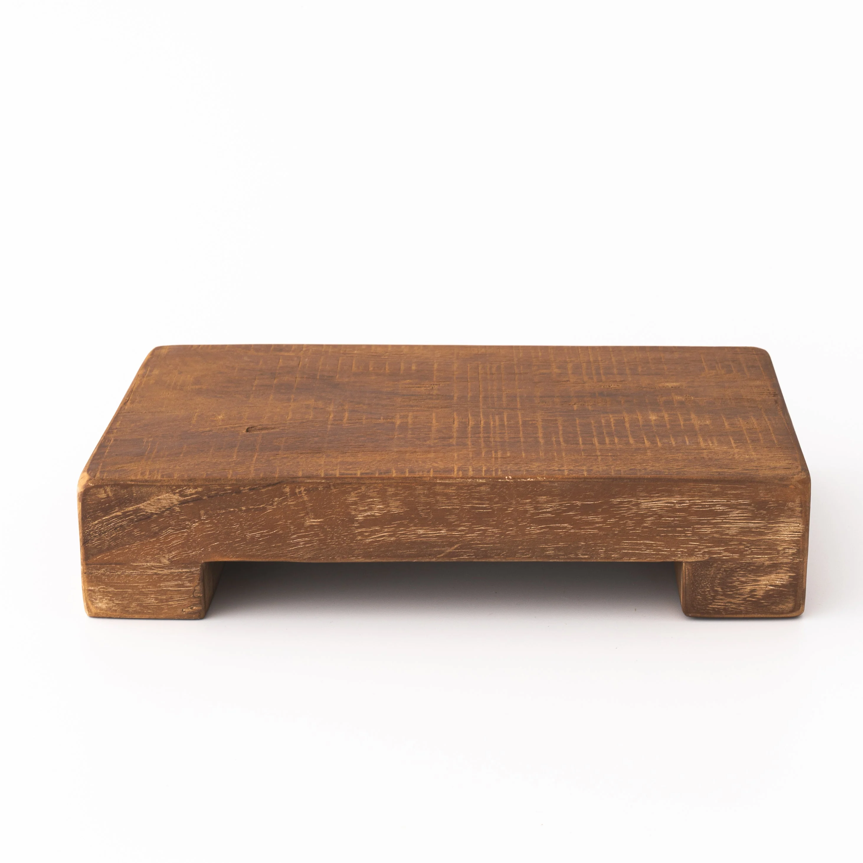 Handmade Teak Riser | Rectangle Display Tray for Home Decor - Image 4