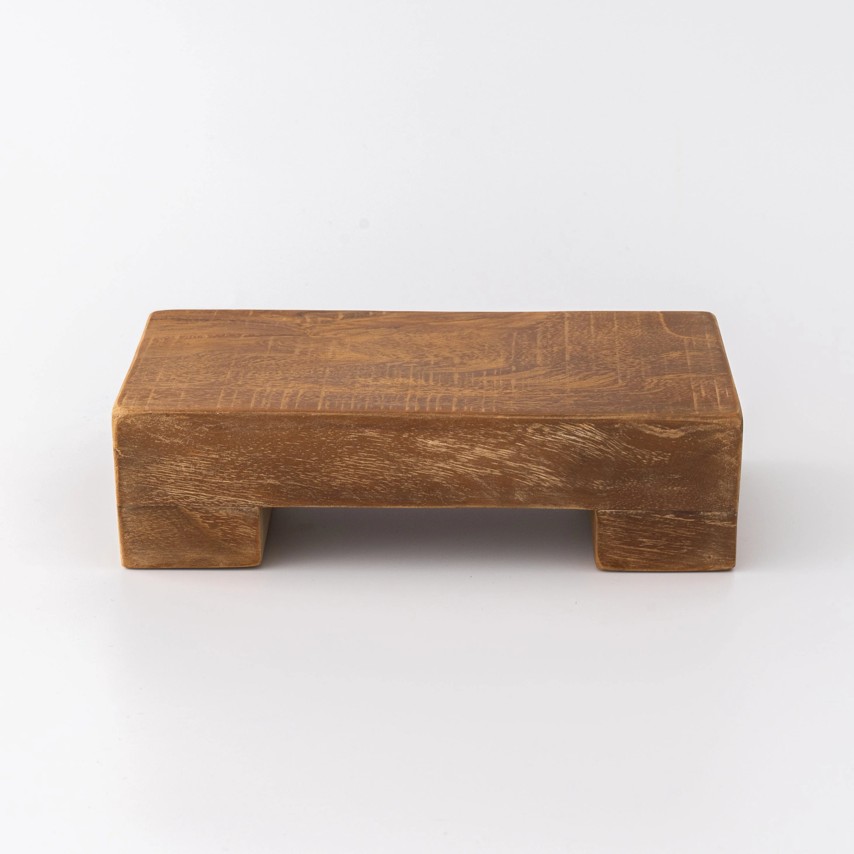 Handmade Teak Riser | Rectangle Display Tray for Home Decor - Image 5