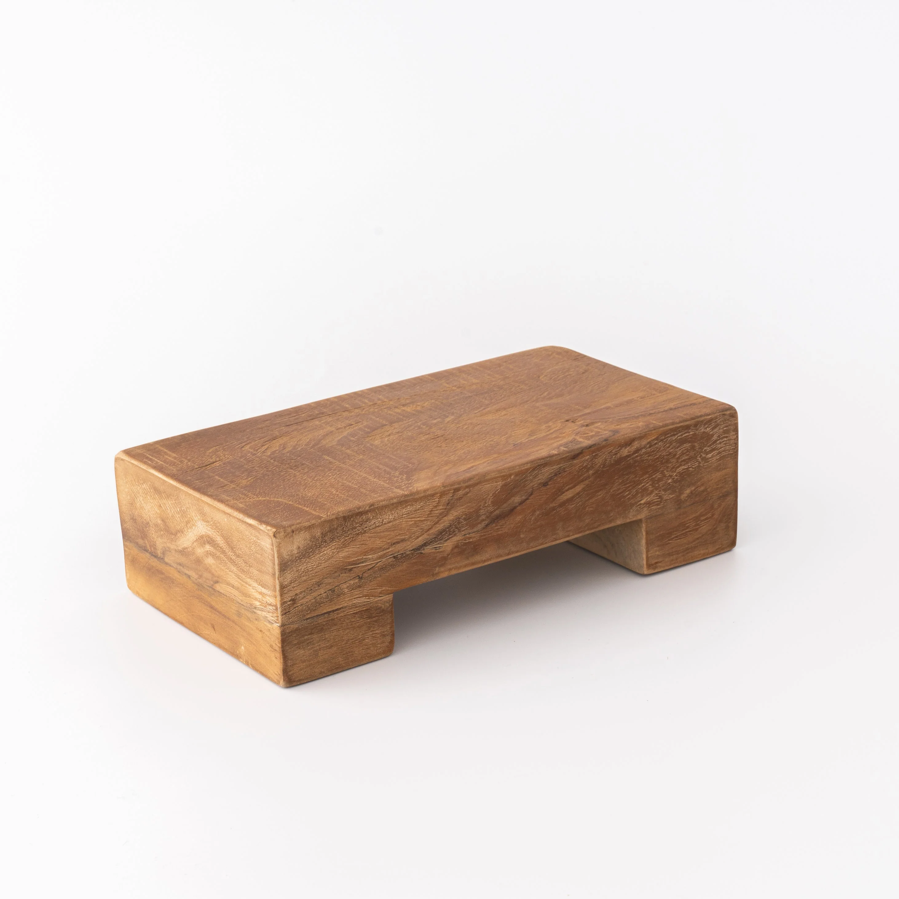 Handmade Teak Riser | Rectangle Display Tray for Home Decor - Image 6