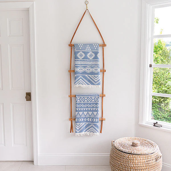 Hanging Blanket Ladder | Towel and Quilt Rack - Image 2