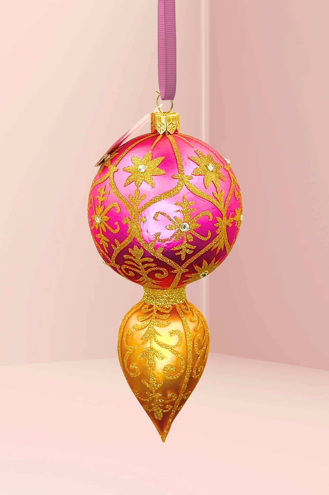 Her Majesty Glass Christmas Ornament - Image 2