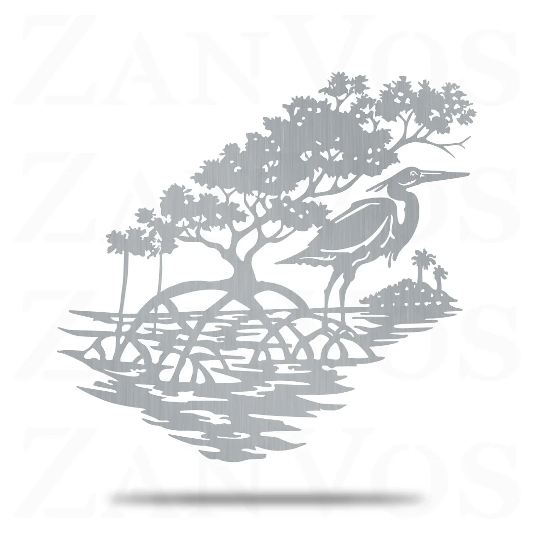 Heron Mangrove Scene - Image 6