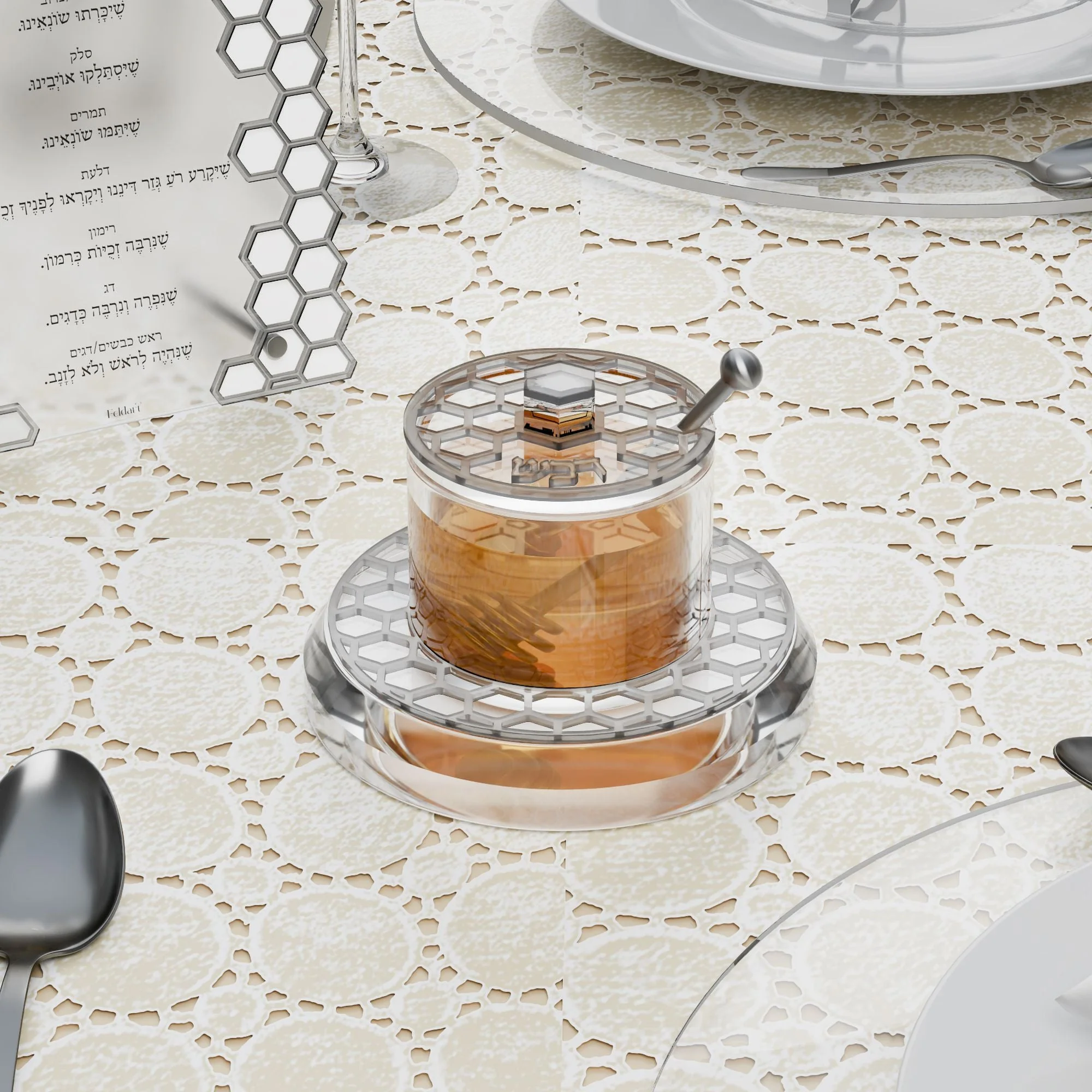 Honeycomb Honey Dish v.2 - Image 4