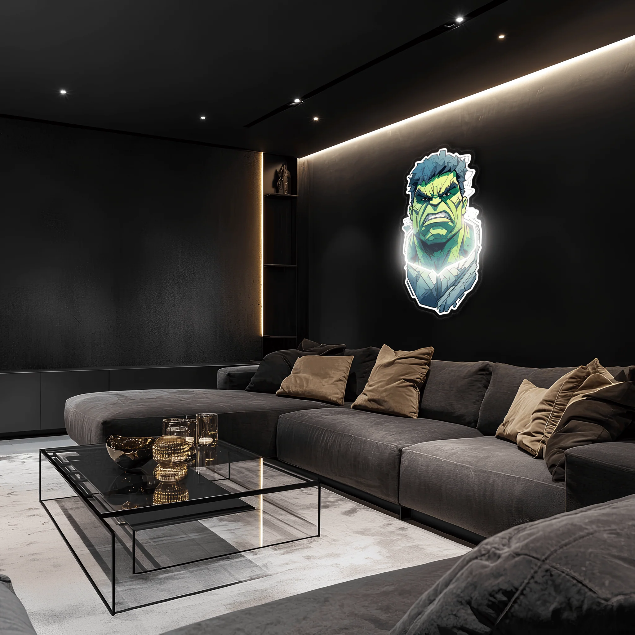 Hulk Neon Sign, Uv Print Neon, Hulk Wall Decor, Uv Print Neon Sign - Image 3